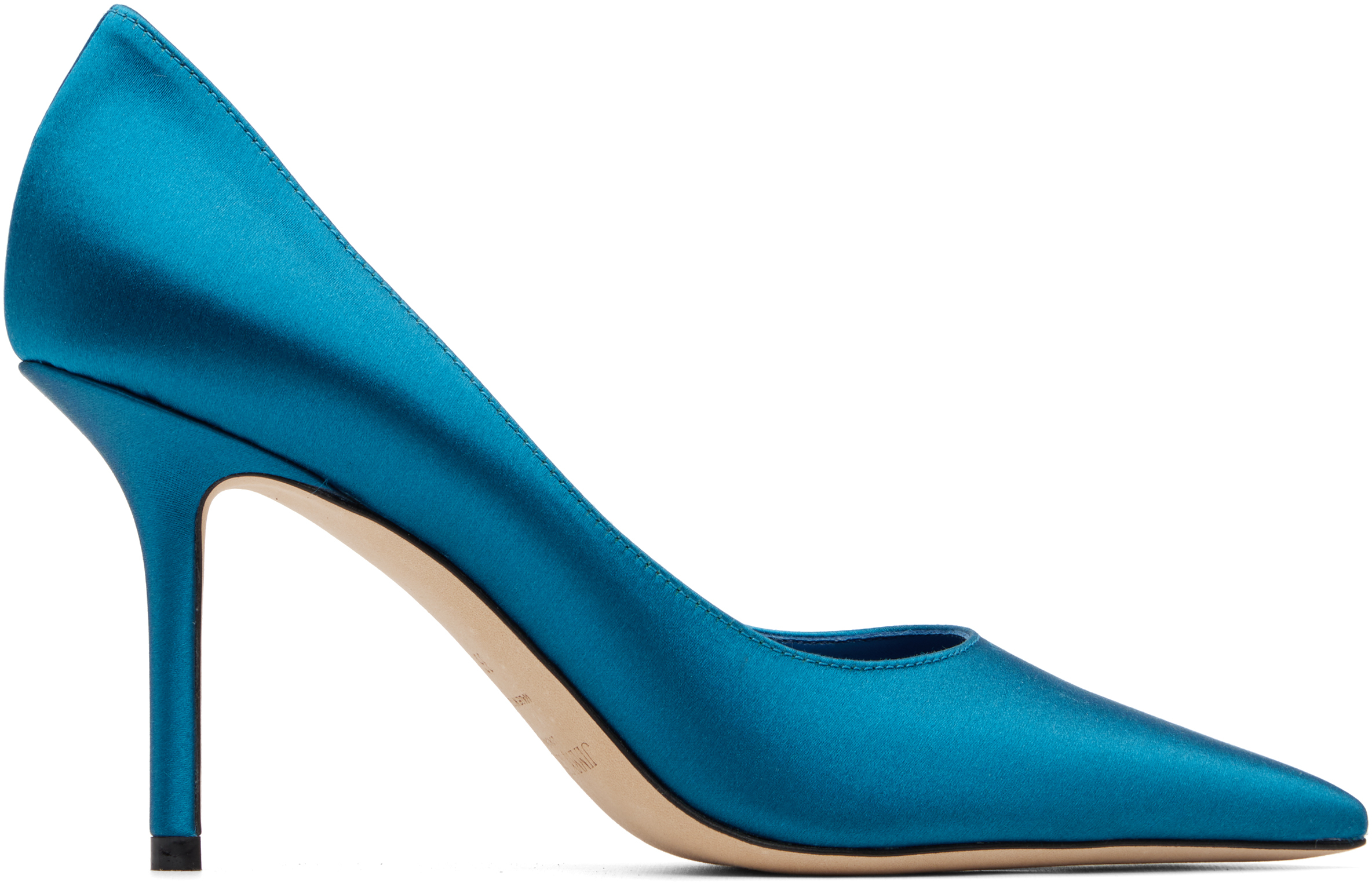 Jimmy Choo ♡ LOVE 85 コバルトブルー Jimmy Choo: Blue Love 85 Heels | SSENSE