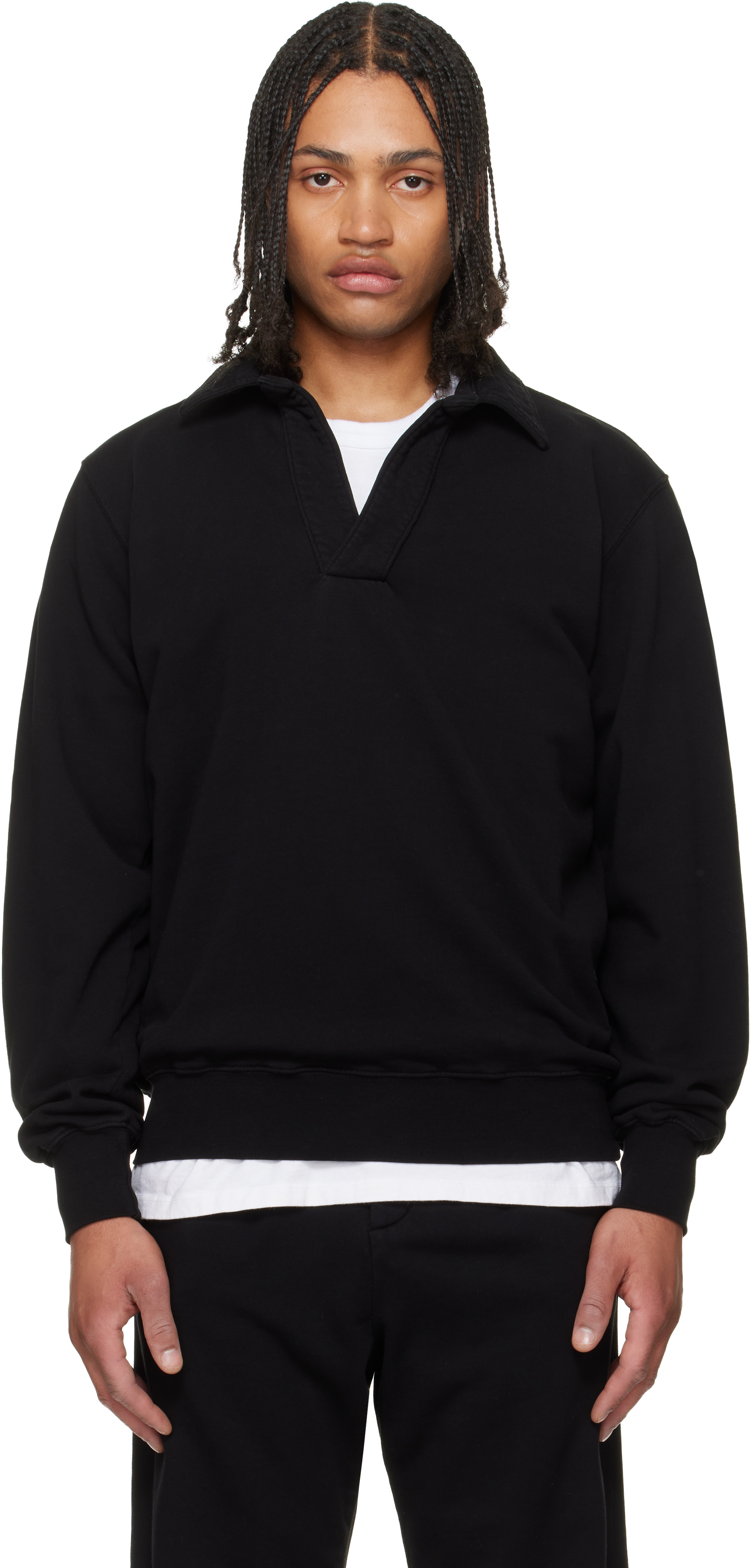 les-tien-black-french-terry-