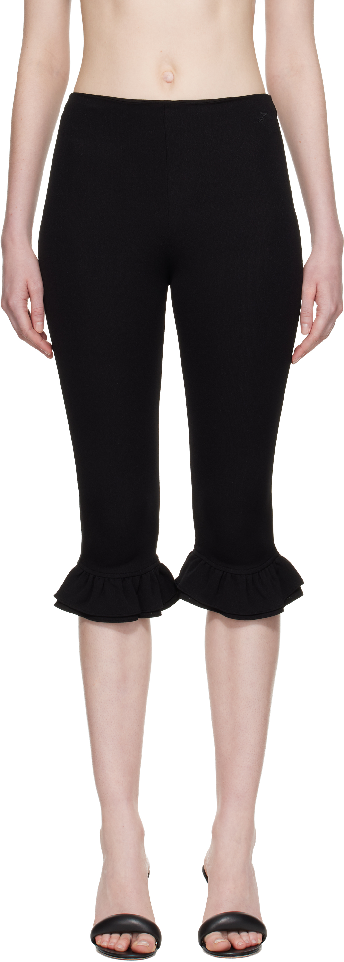 JACQUEMUS Black 'The Playa bermuda' Trousers