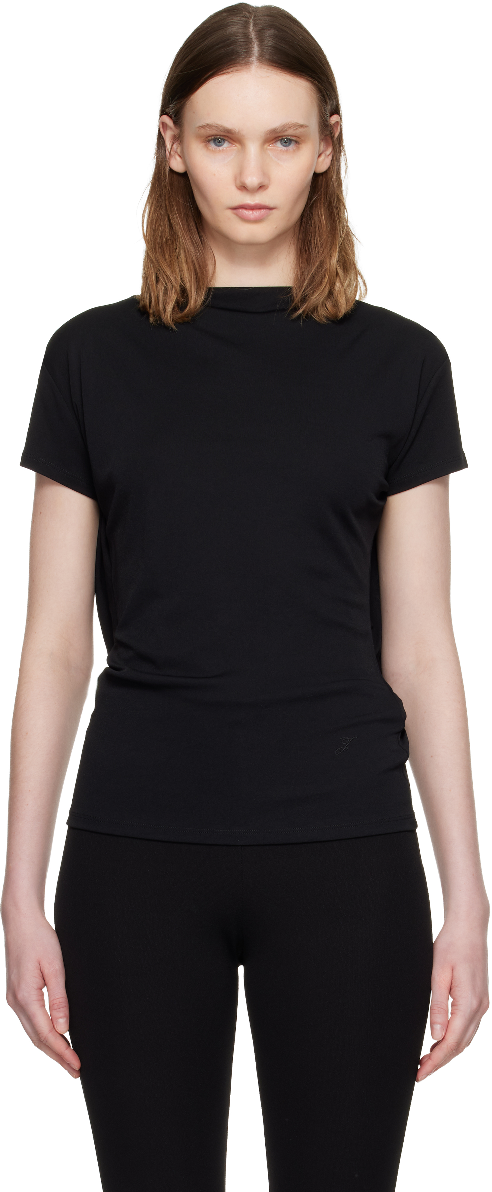 JACQUEMUS Black 'The Mistral' Top