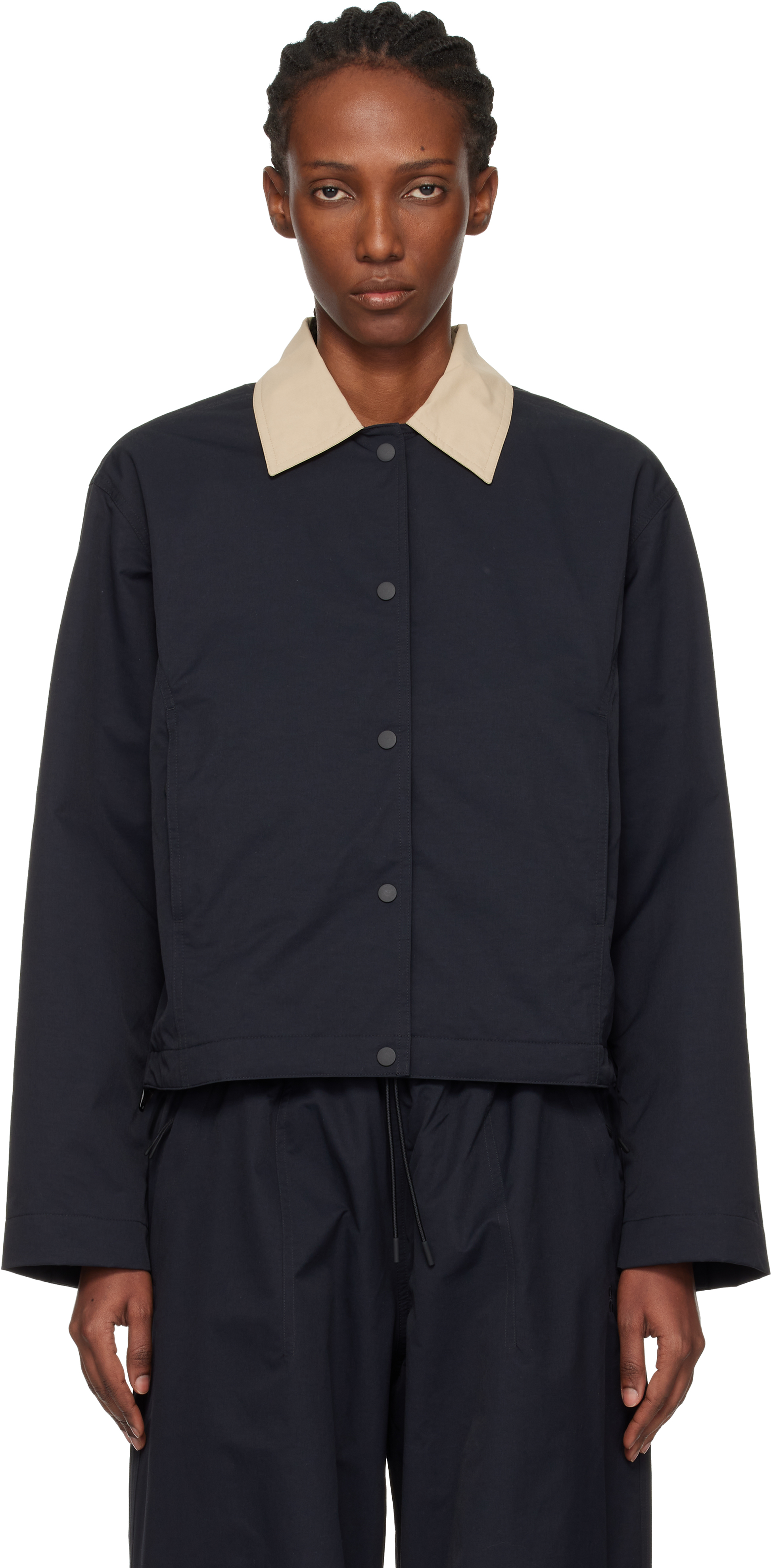 ミュージシャン coldrain FREE FALL COACH JACKET On: Black Coach Jacket | SSENSE Canada