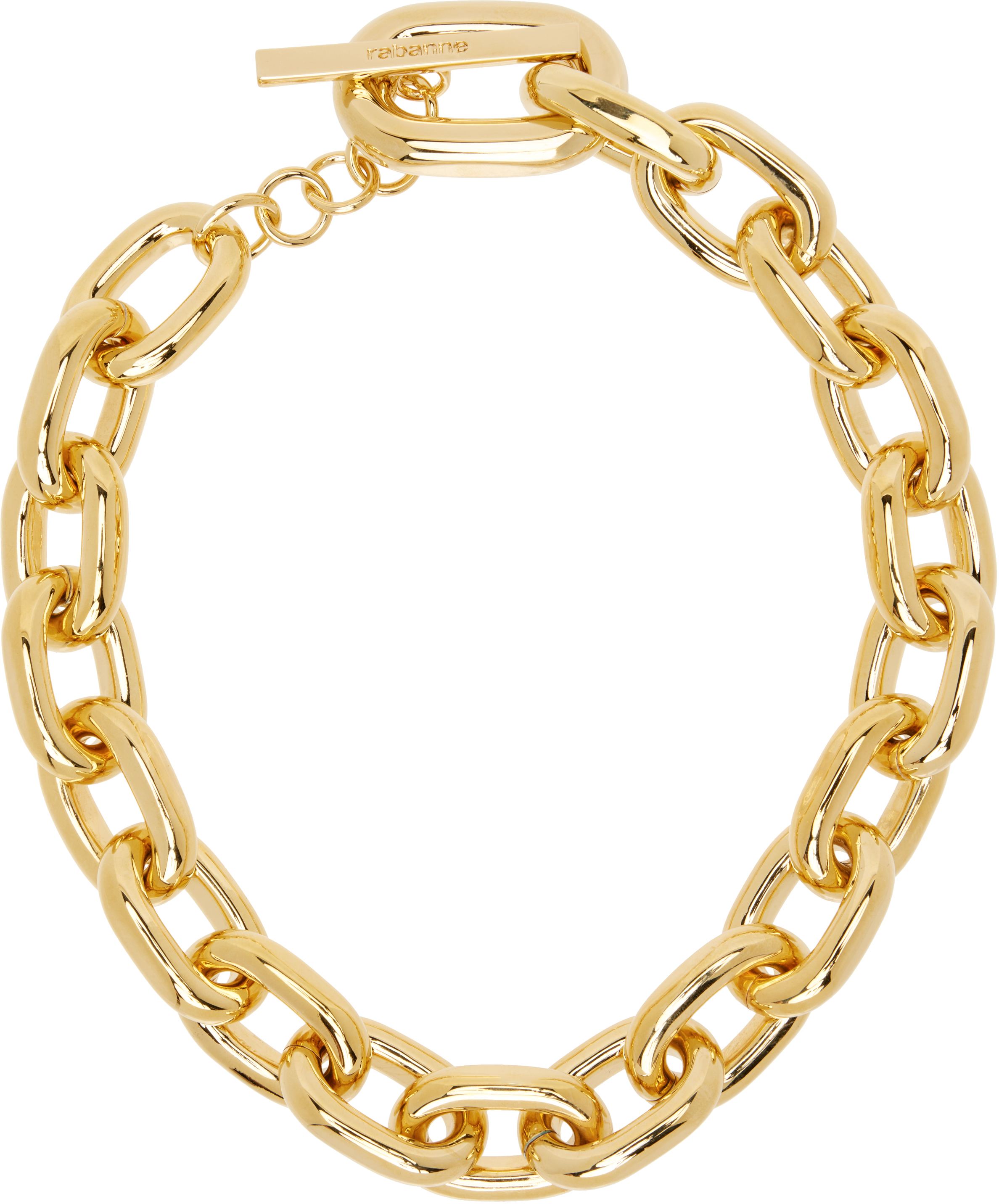 Rabanne: XL Link ネックレス | SSENSE 日本