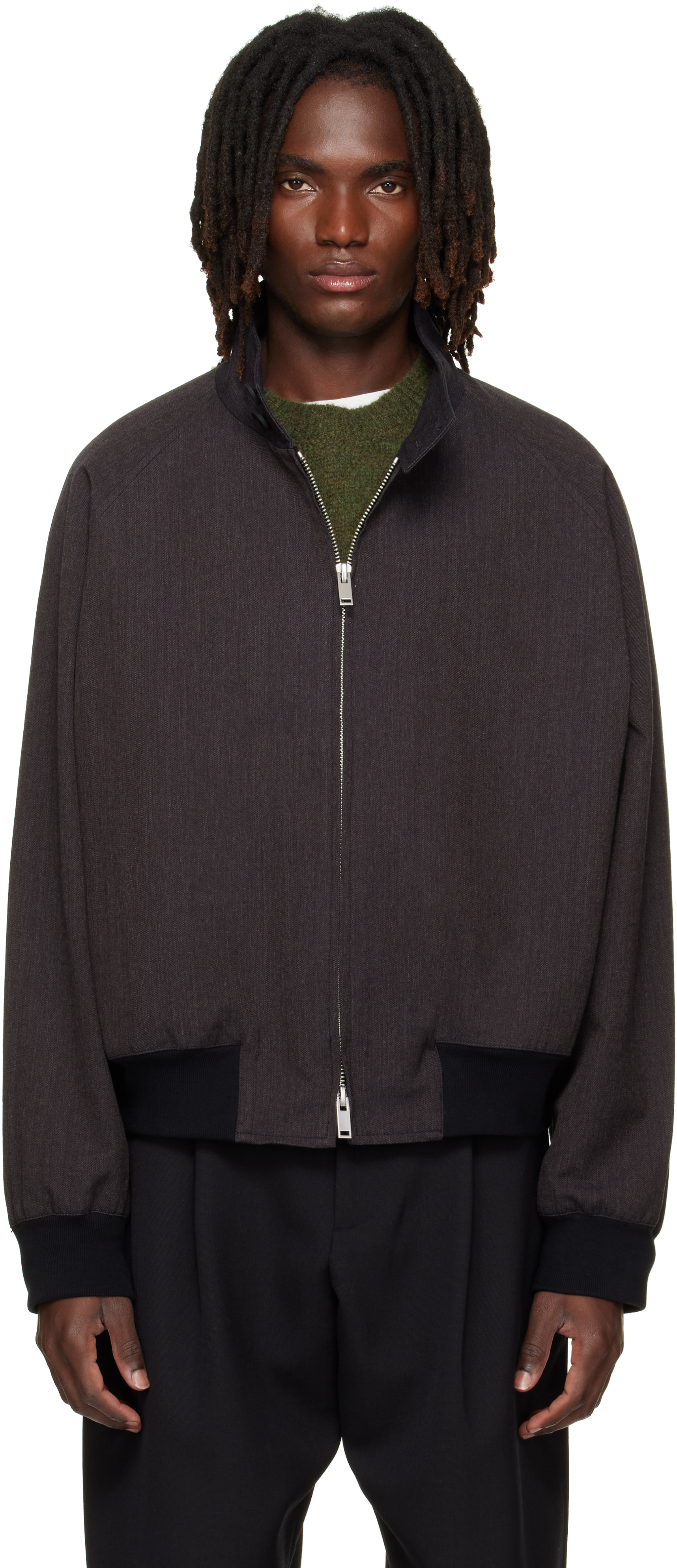 Studio Nicholson: Brown Over Jacket | SSENSE