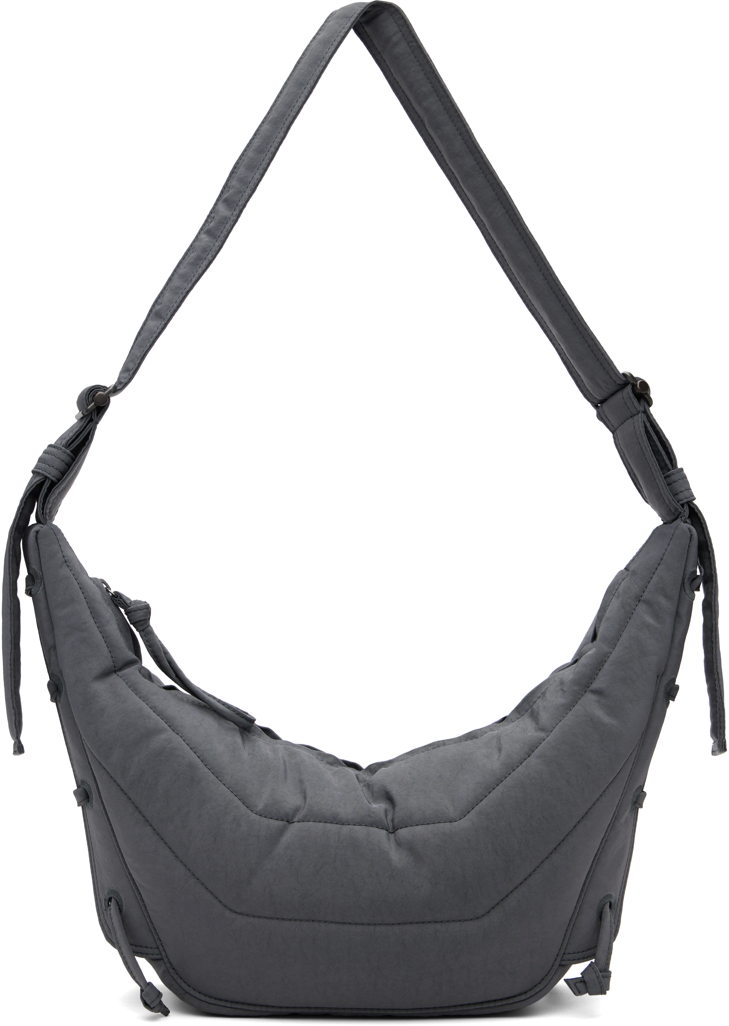 LEMAIRE: Gray Small Soft Game Bag | SSENSE
