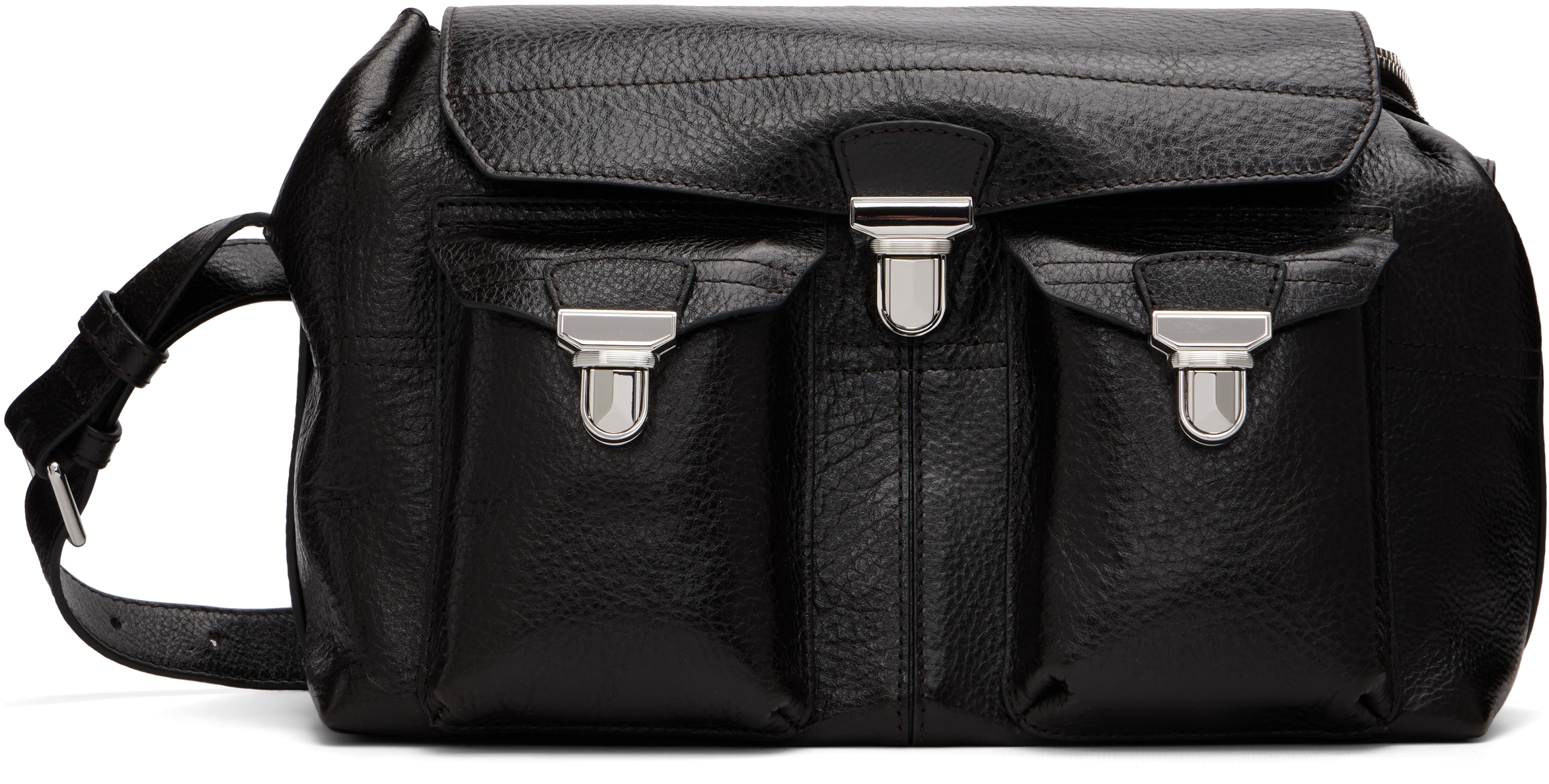 Lemaire Grar Bag ミニサイズ メッセンジャーバッグ LEMAIRE: ブラウン ミディアム Gear バッグ | SSENSE 日本