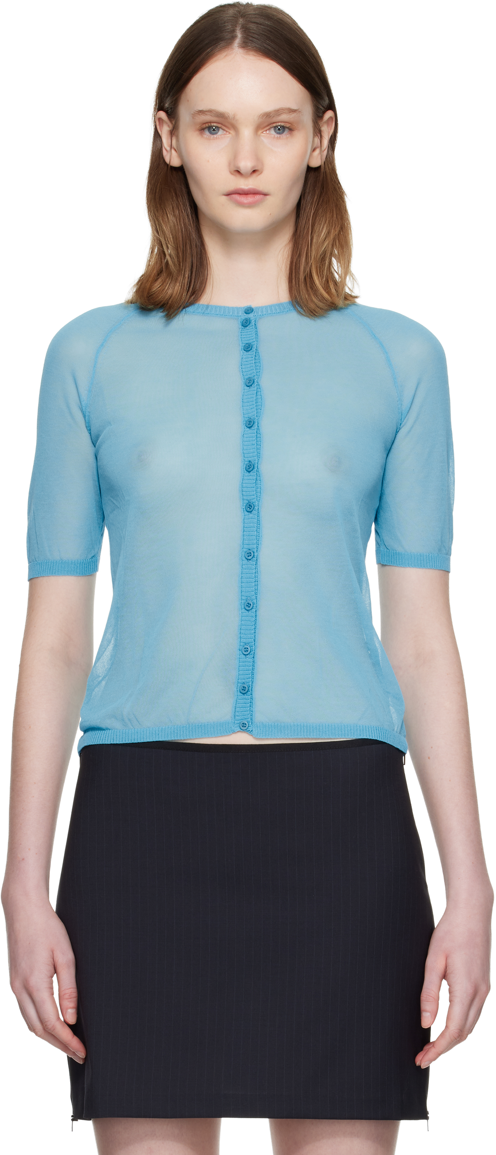 Paloma Wool: Blue Patinela Cardigan | SSENSE Canada Paloma Wool: Blue Patinela Cardigan | SSENSE Canada
