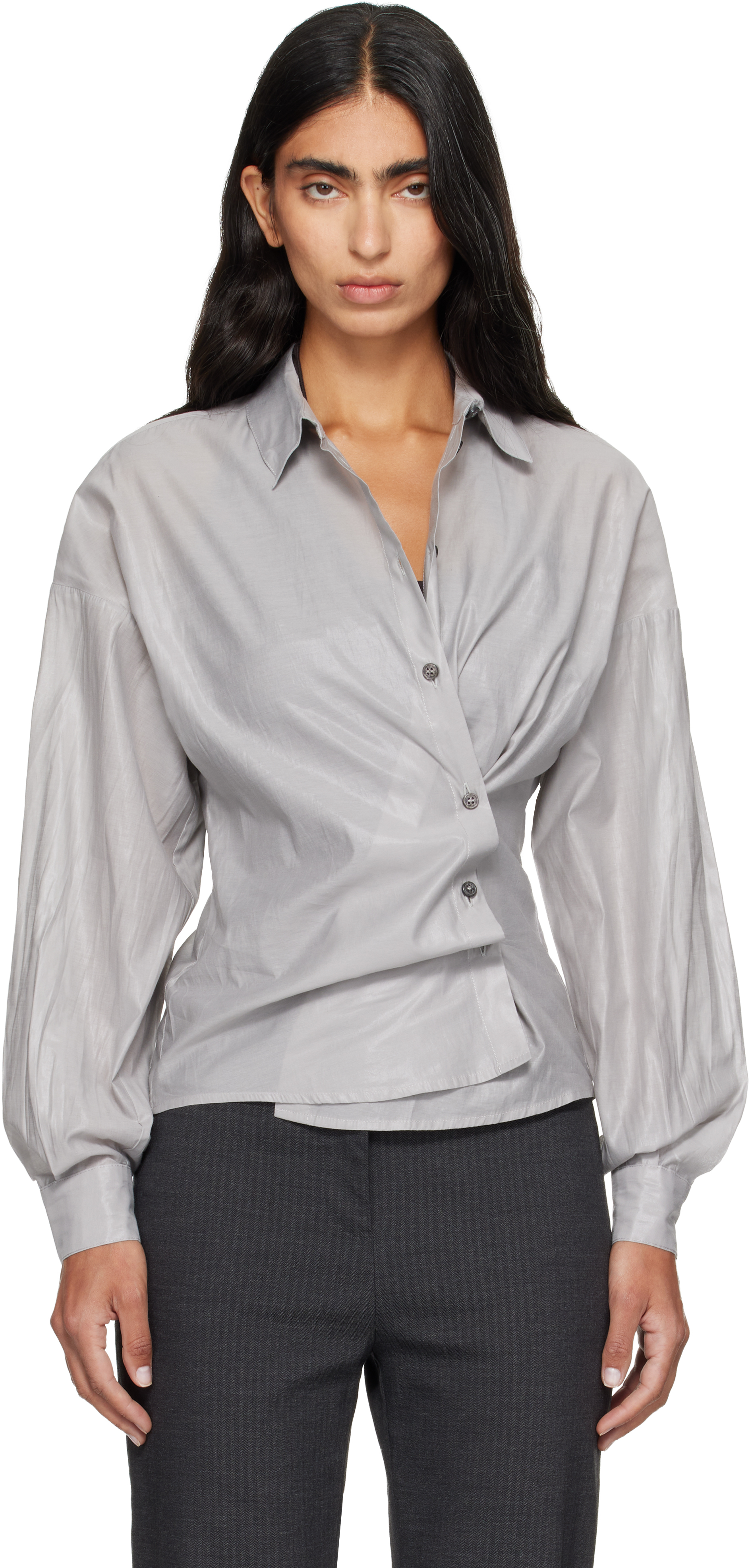 Paloma Wool: Gray Donald II Shirt | SSENSE