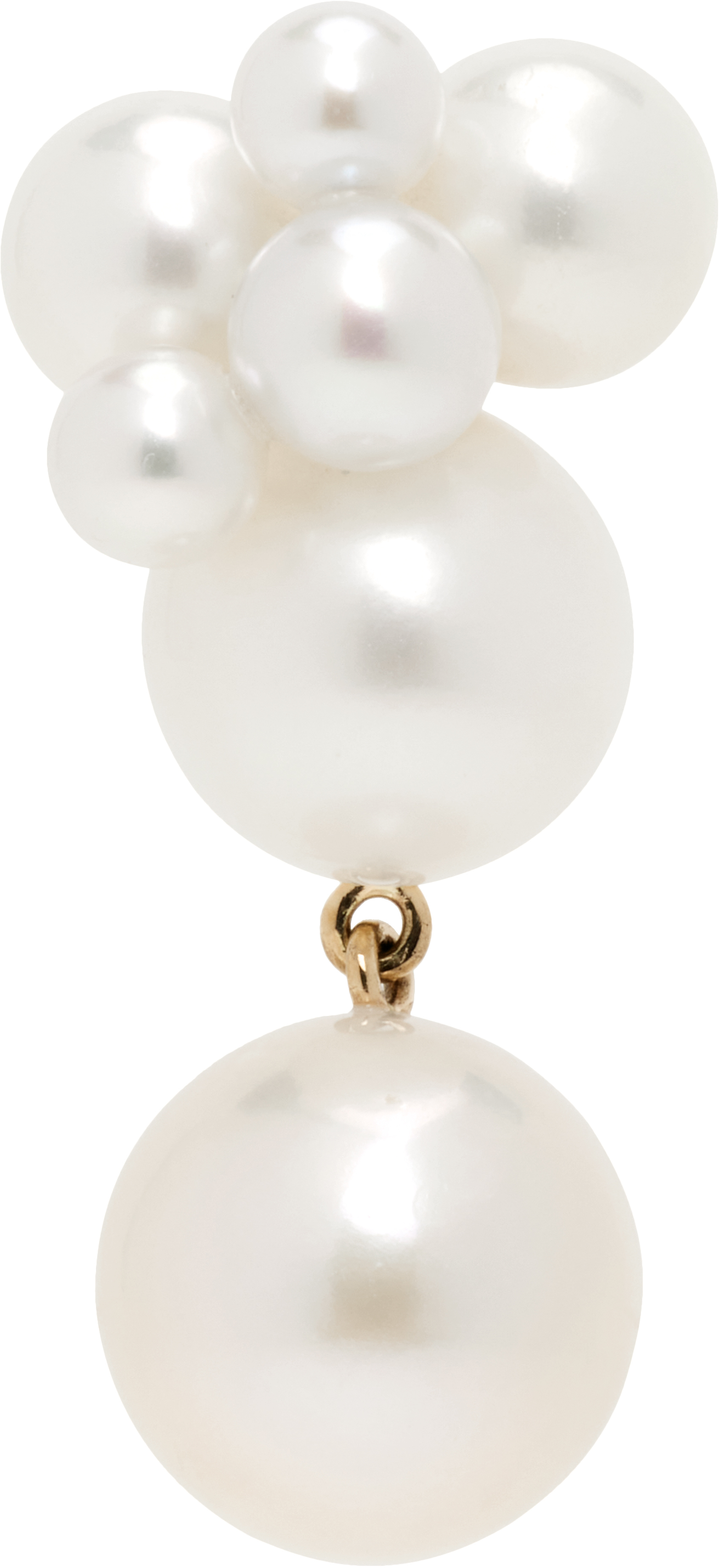Sophie Bille Brahe: Bisou Perle シングルピアス | SSENSE 日本