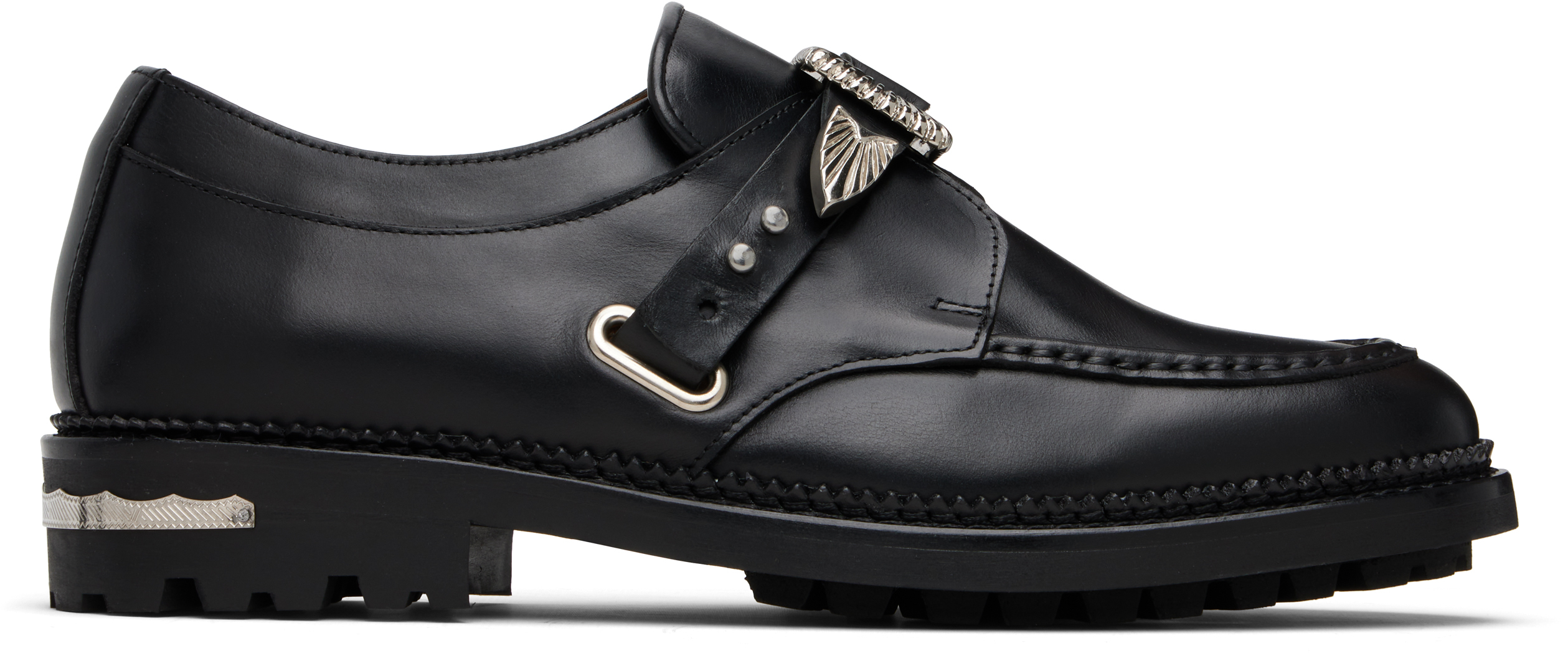 Toga Virilis: SSENSE Exclusive Black AJ1174 Loafers | SSENSE 日本