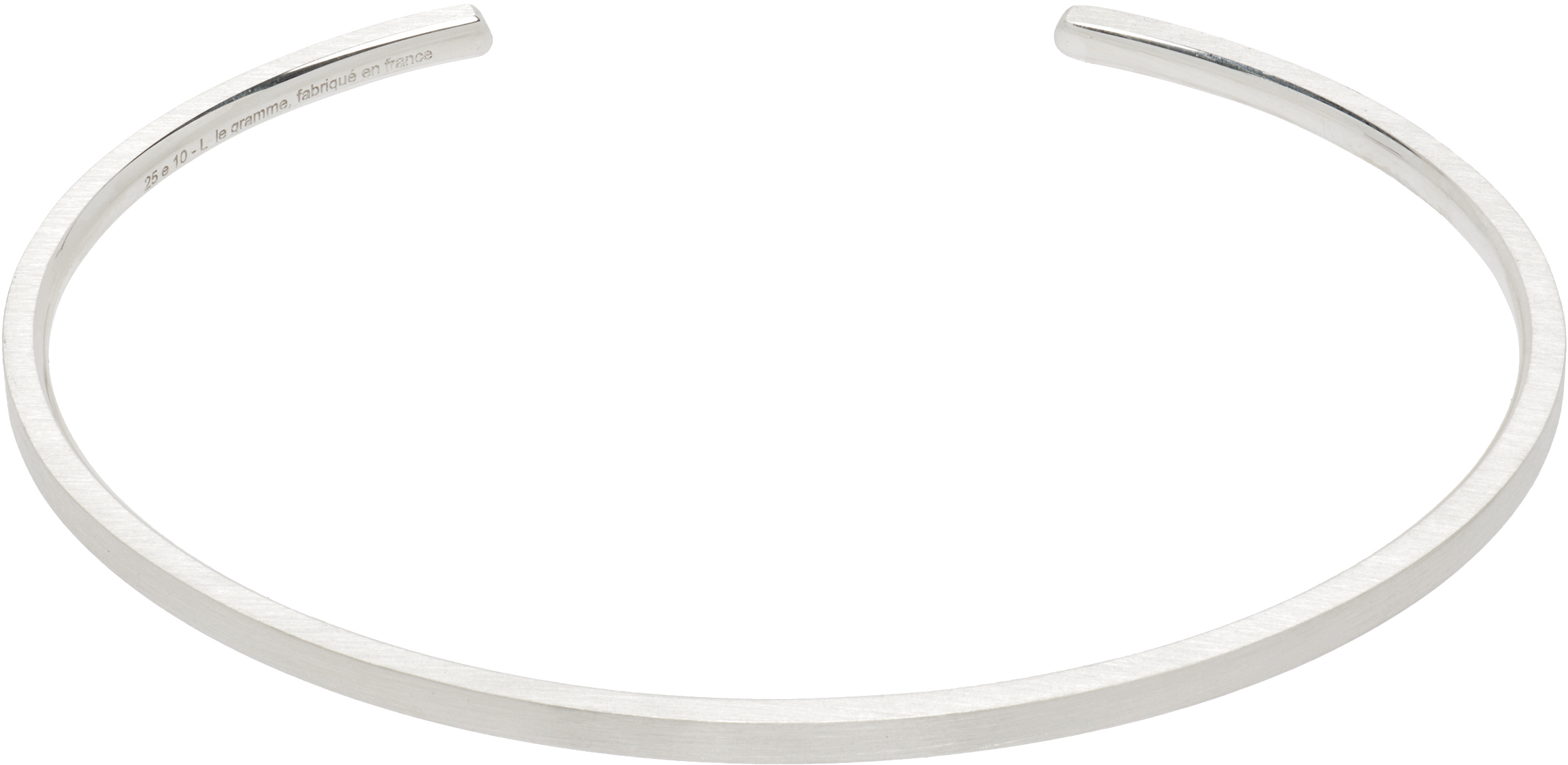 Le Gramme: Ribbon 'le 7g' Bracelet | SSENSE