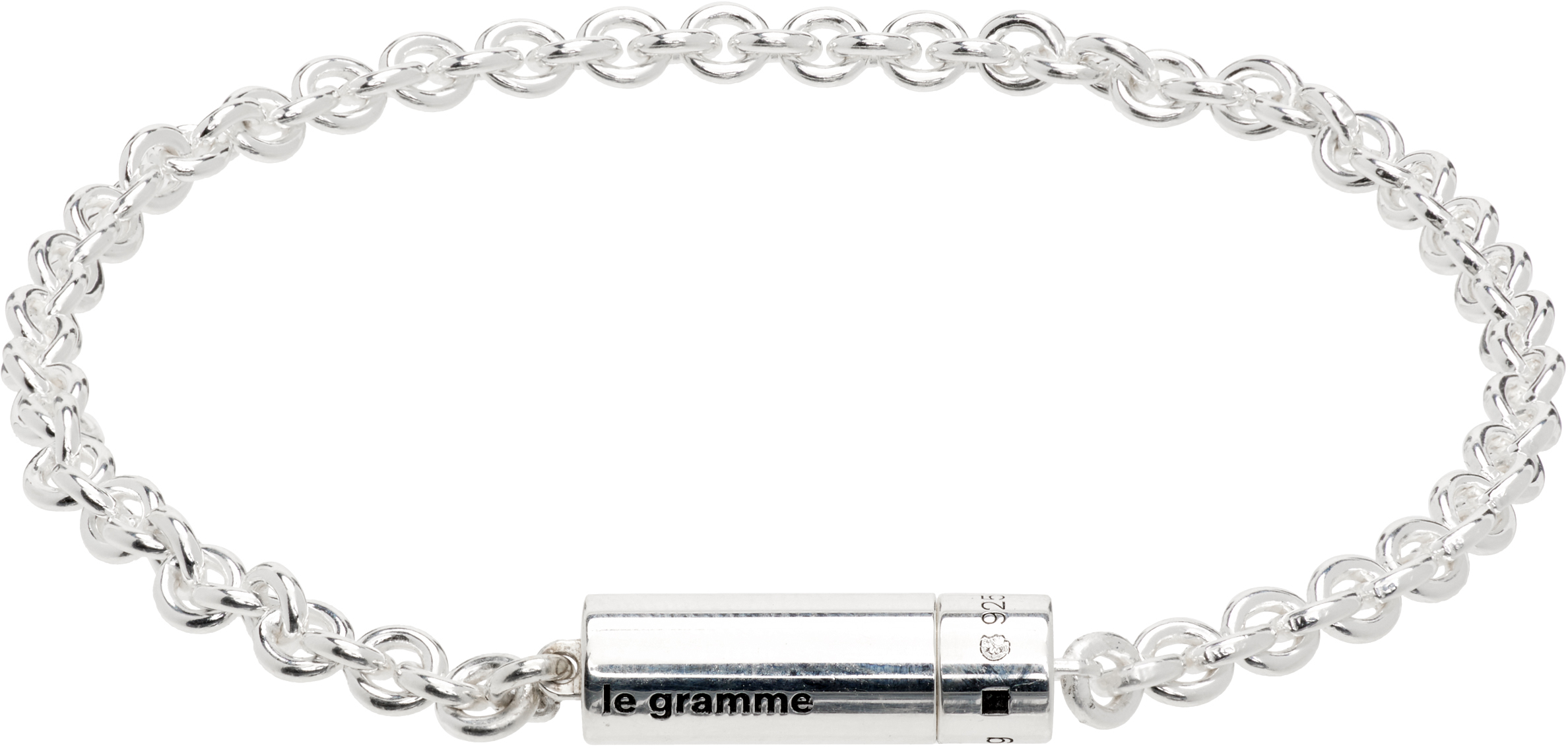 Le Gramme: Cable Chain 'le 11g' Bracelet | SSENSE