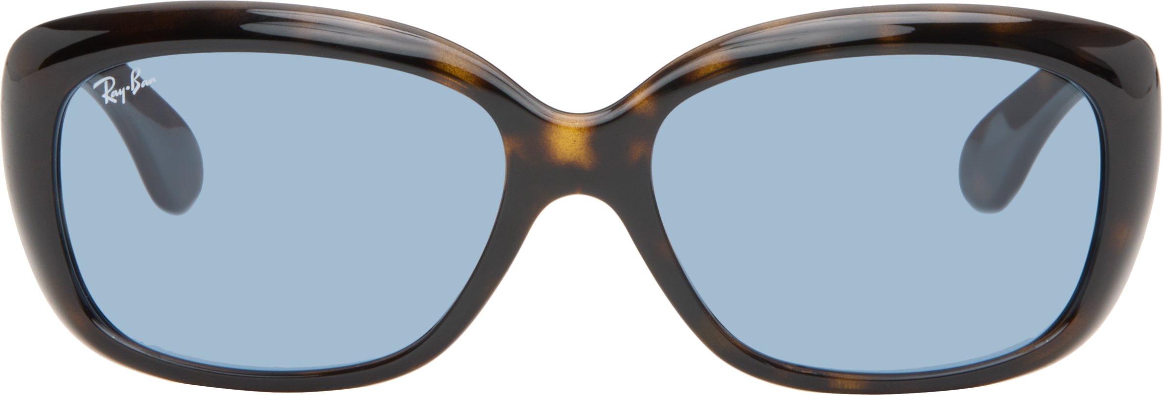 Ray-Ban Jackie Ohh Tortoiseshell Frame with Blue Lenses Ray-Ban JACKIE OHH RB 4101 710 3N Tortoise Plastic  main image 4
