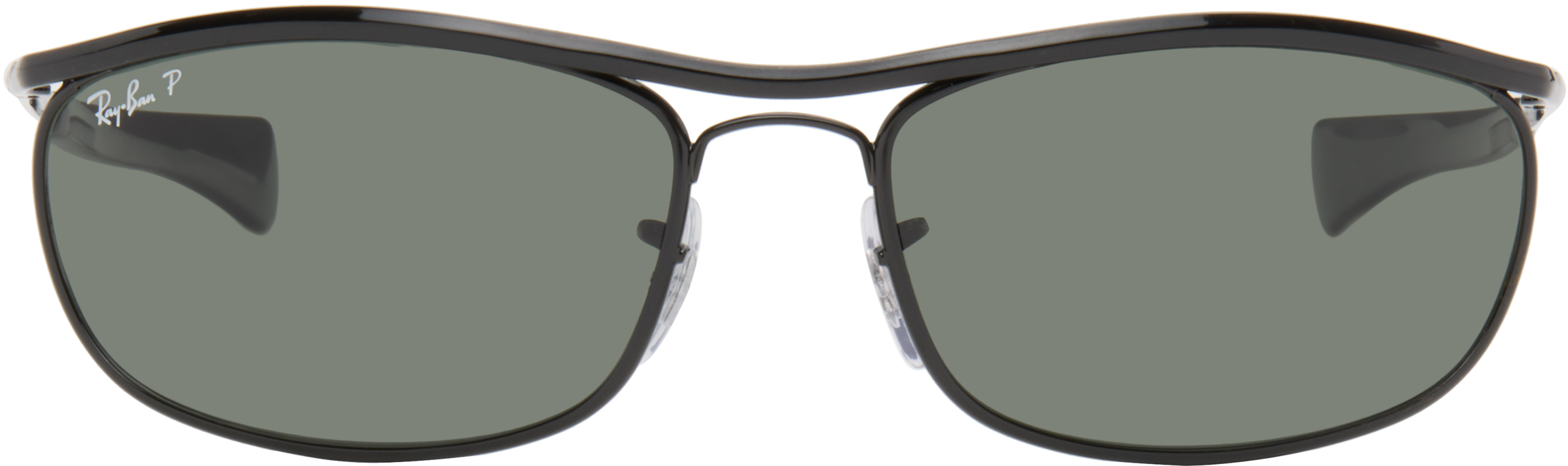 Ray-Ban: Black Olympian I Deluxe Sunglasses | SSENSE