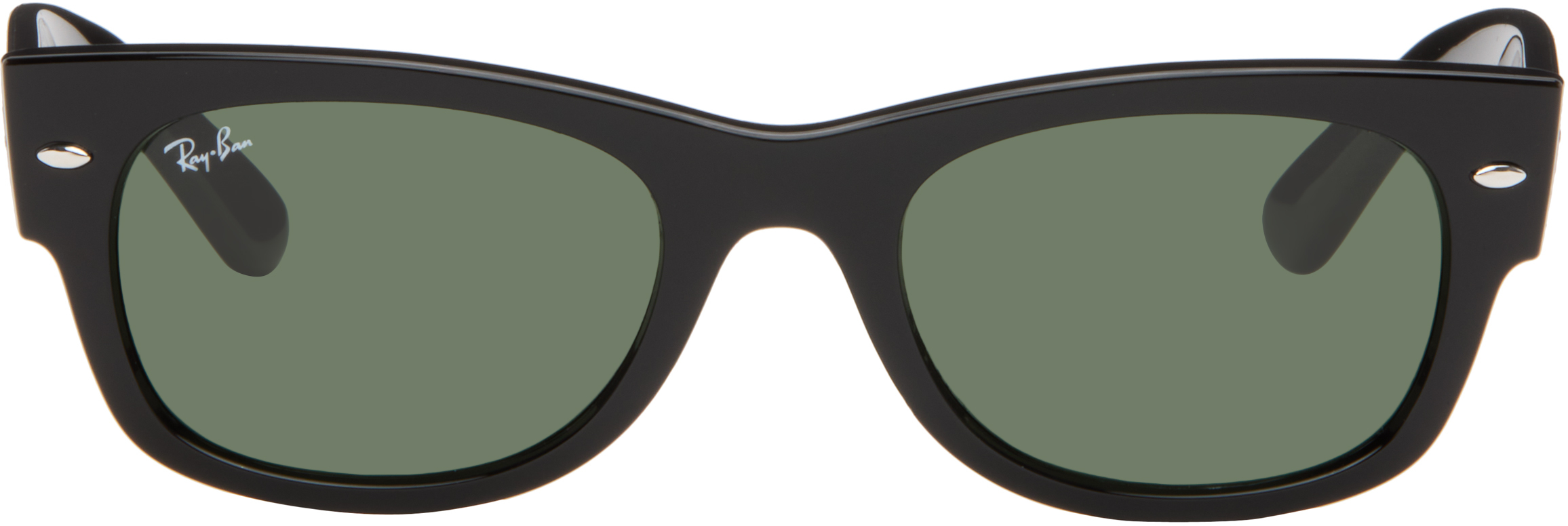 Ray-Ban: ブラック Mega Wayfarer II サングラス | SSENSE 日本