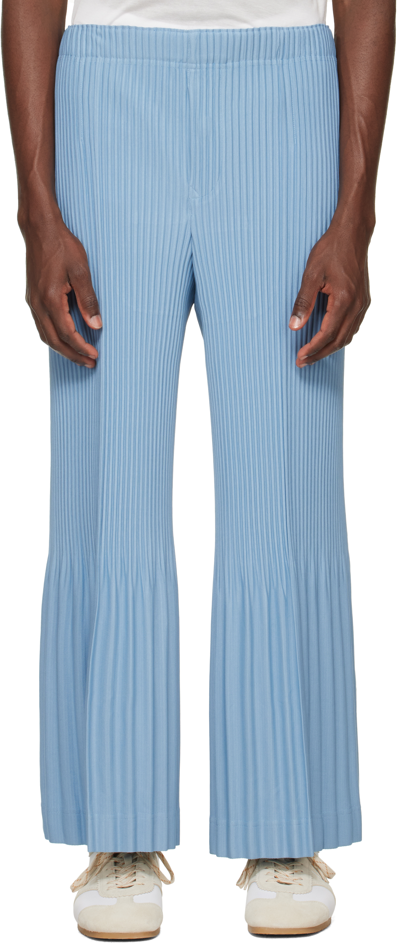 HOMME PLISSE ISSEY MIYAKE プリーツパンツ 水色 HOMME PLISSE ISSEY MIYAKE プリーツパンツ 水色 HOMME PLISSÉ ISSEY