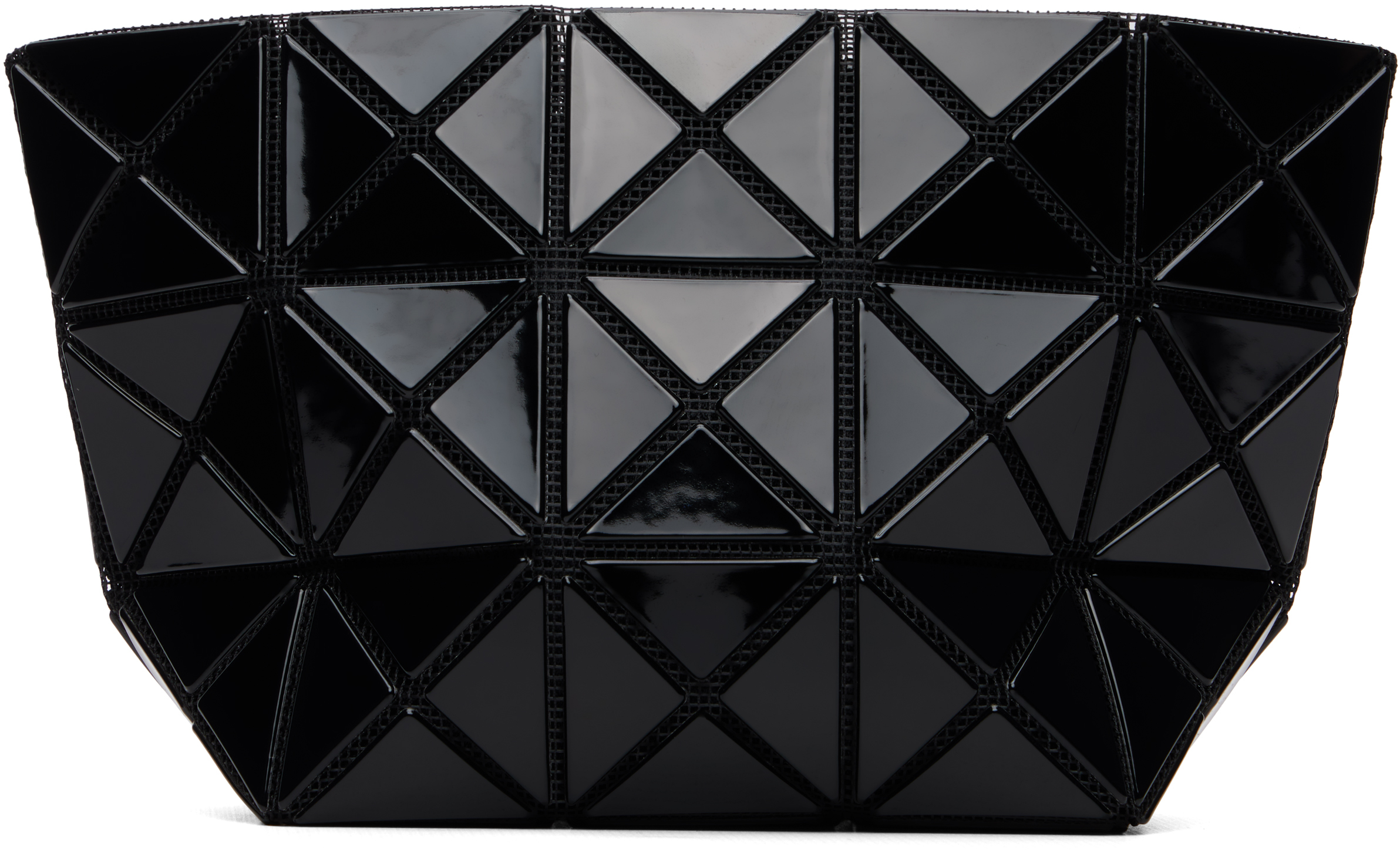 BAO BAO ISSEY MIYAKE PRISM ポーチ⭐︎ブラック BAO BAO ISSEY MIYAKE: Black Prism Pouch | SSENSE