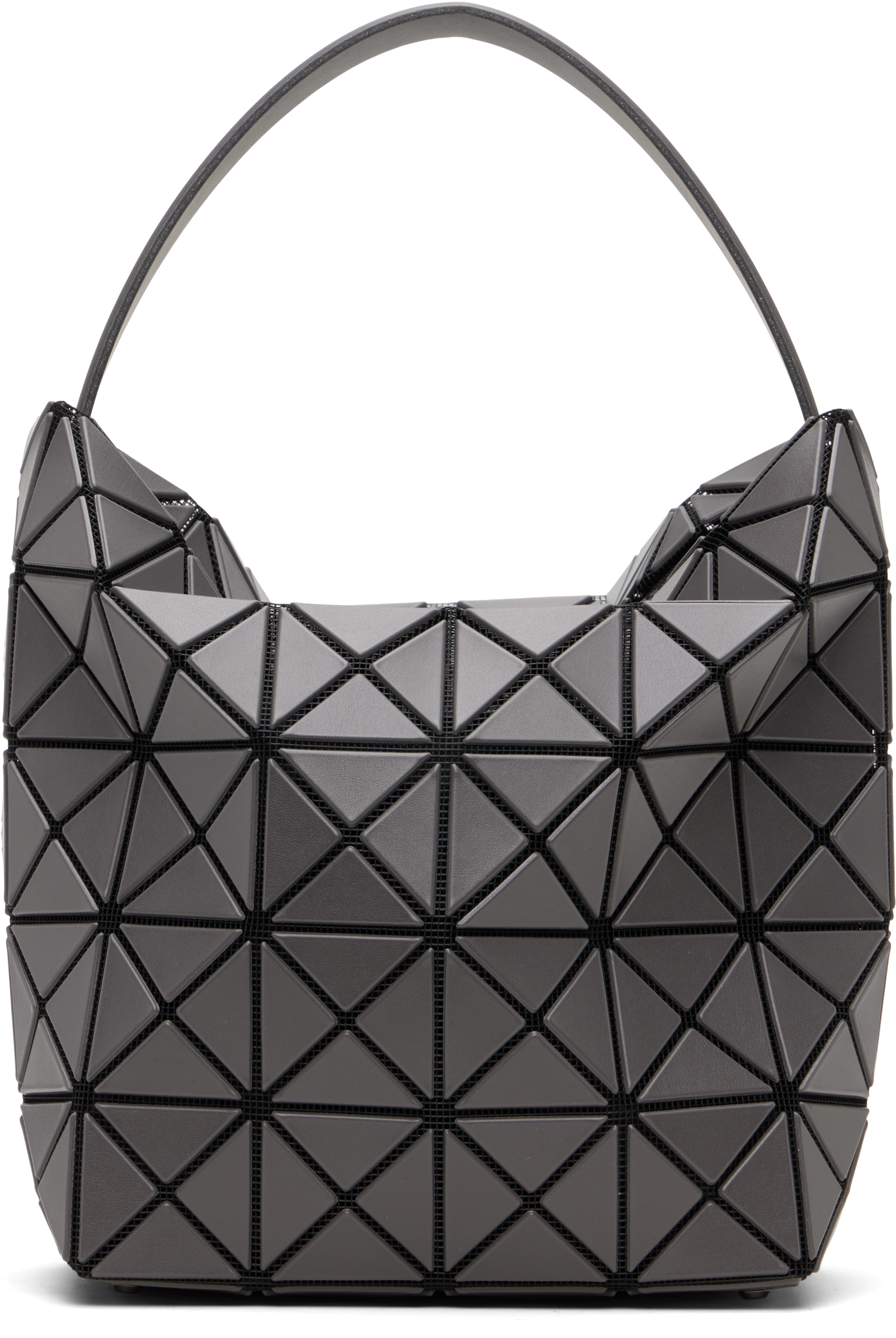 BAOBAO ISSEY MIYAKE グレー バオバオ　ショルダーバッグ BAO BAO ISSEY MIYAKE: Gray Valley Bag | SSENSE