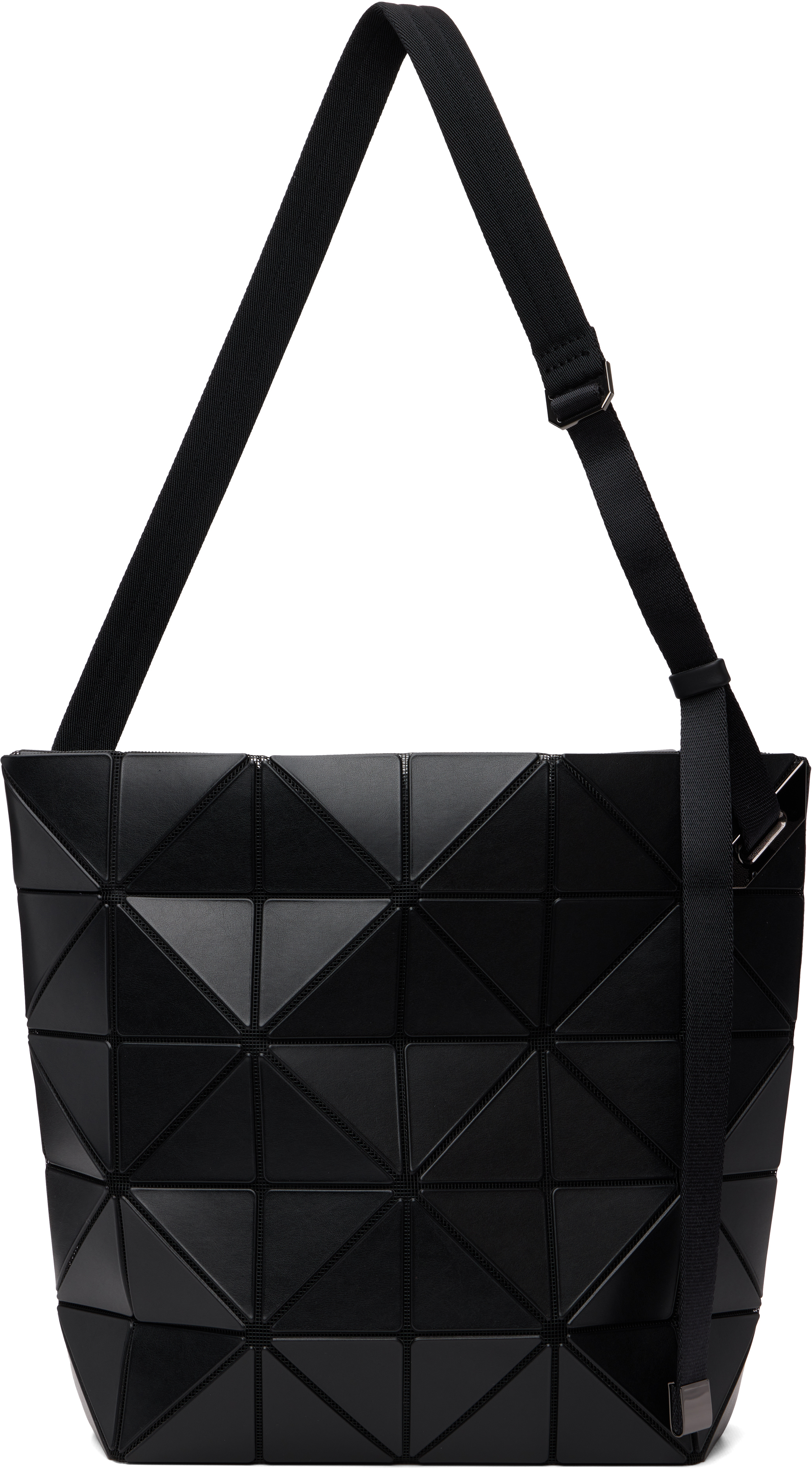 BAO BAO ISSEY MIYAKE: Black Blocky Bag | SSENSE