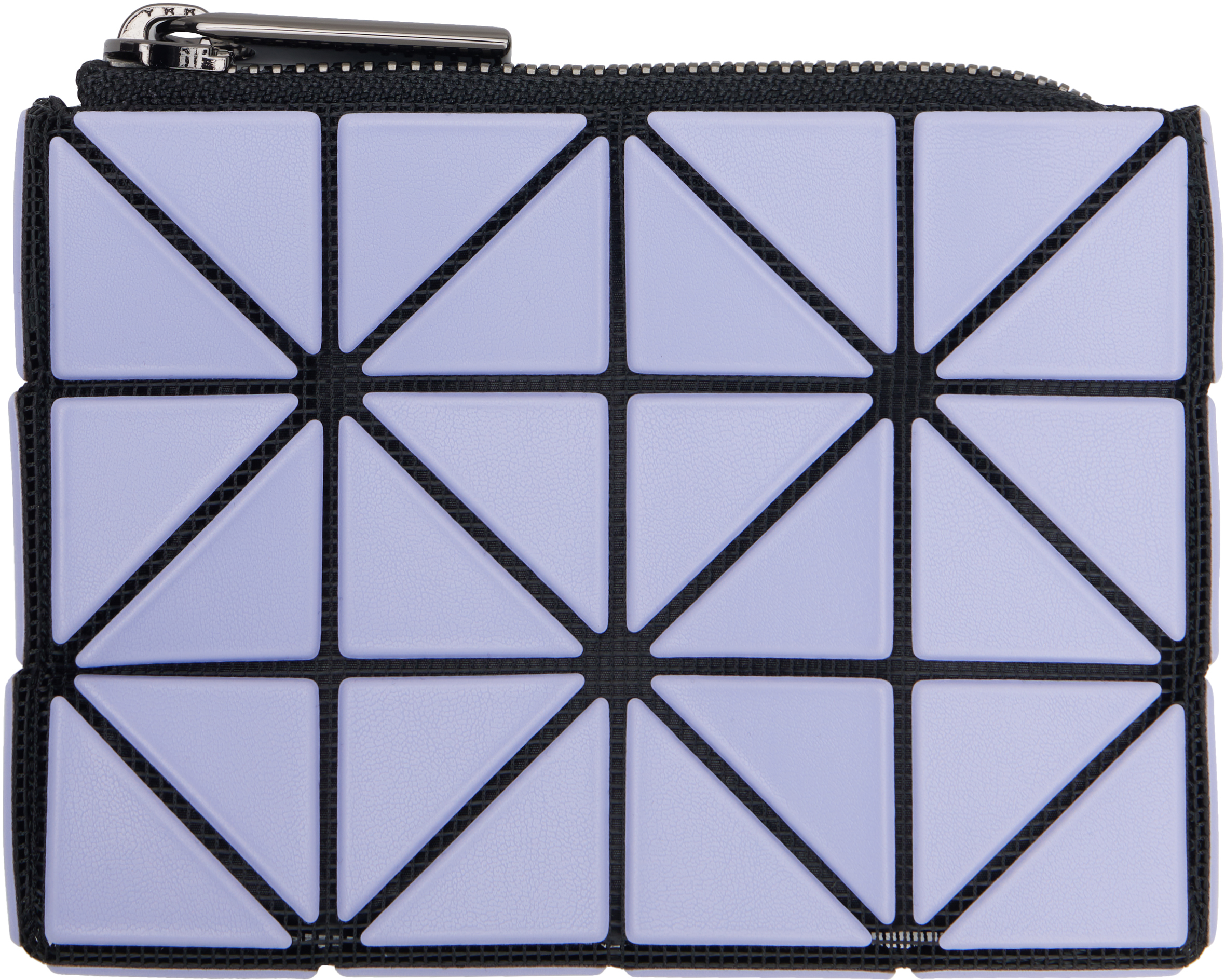 BAO BAO ISSEY MIYAKE: Purple Casette Card Holder | SSENSE