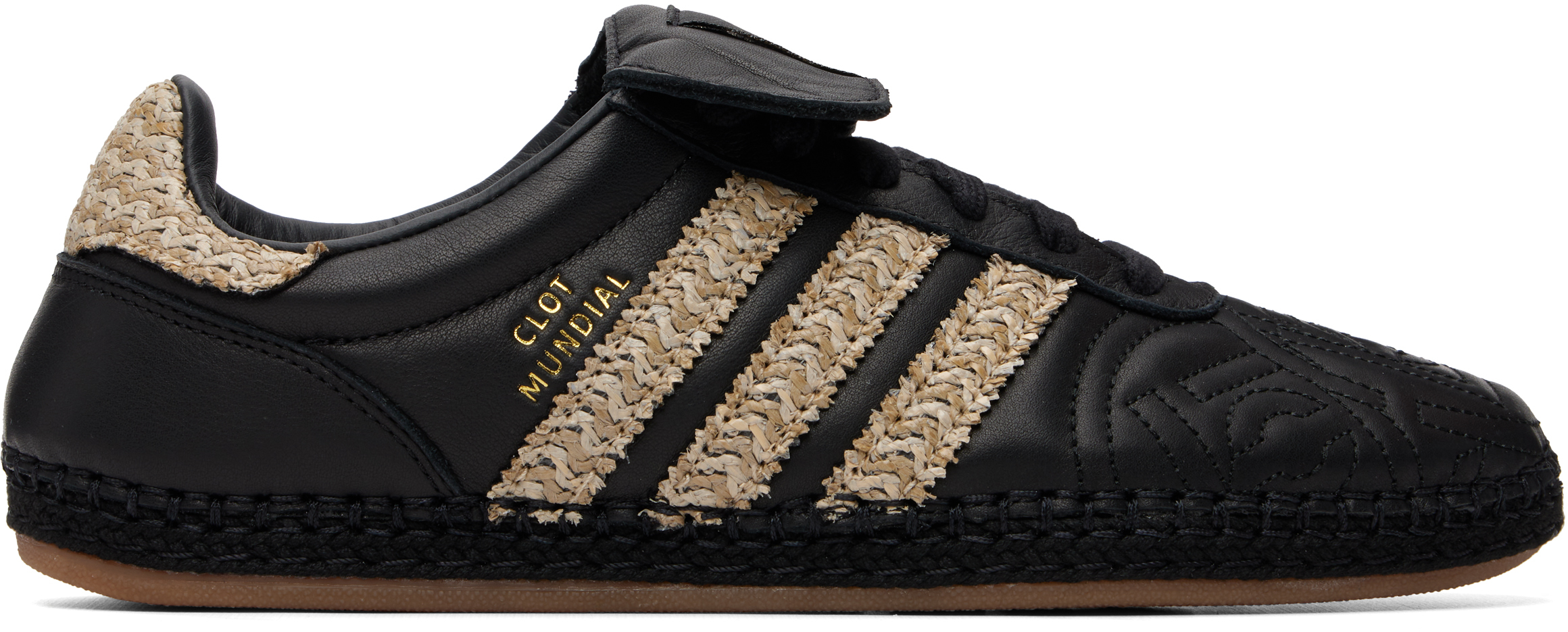 adidas Originals: Black Edison Chen Edition CLOT Mundial Sneakers 
