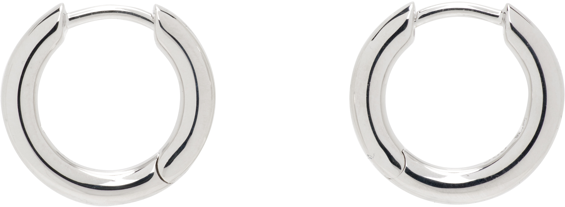 Tom Wood: Classic Hoops Small Earrings | SSENSE