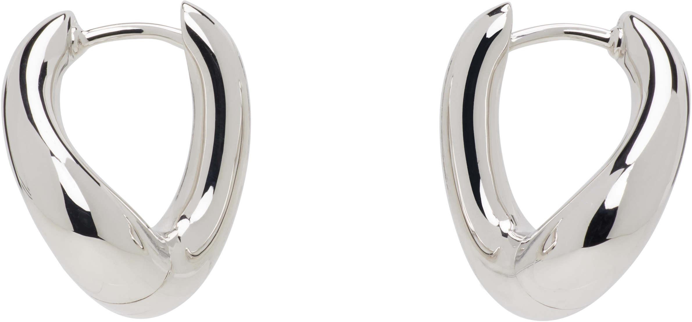 Tom Wood: Twist Hoops Small Earrings | SSENSE