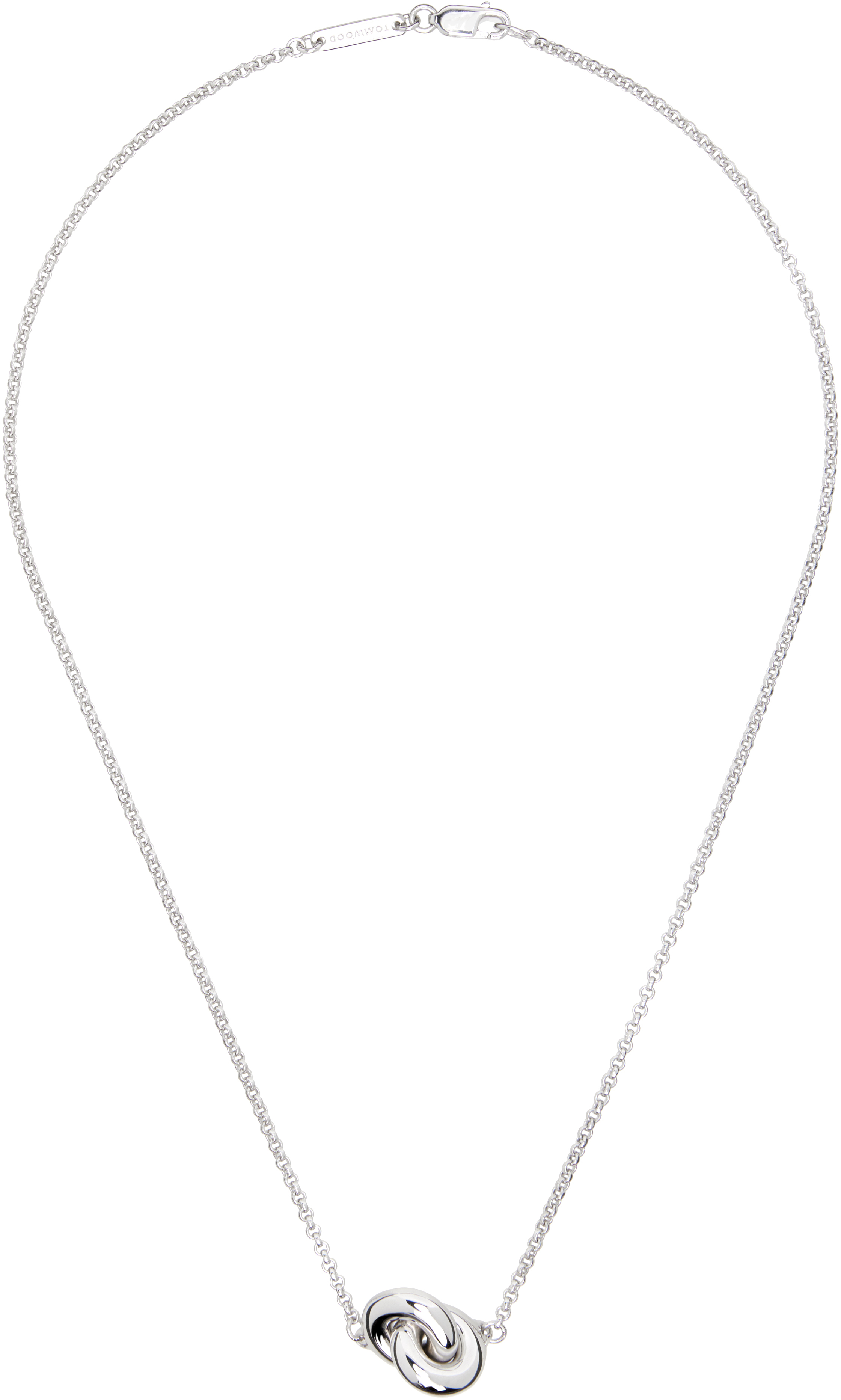 Tom Wood: Sphere Double Pendant Necklace | SSENSE