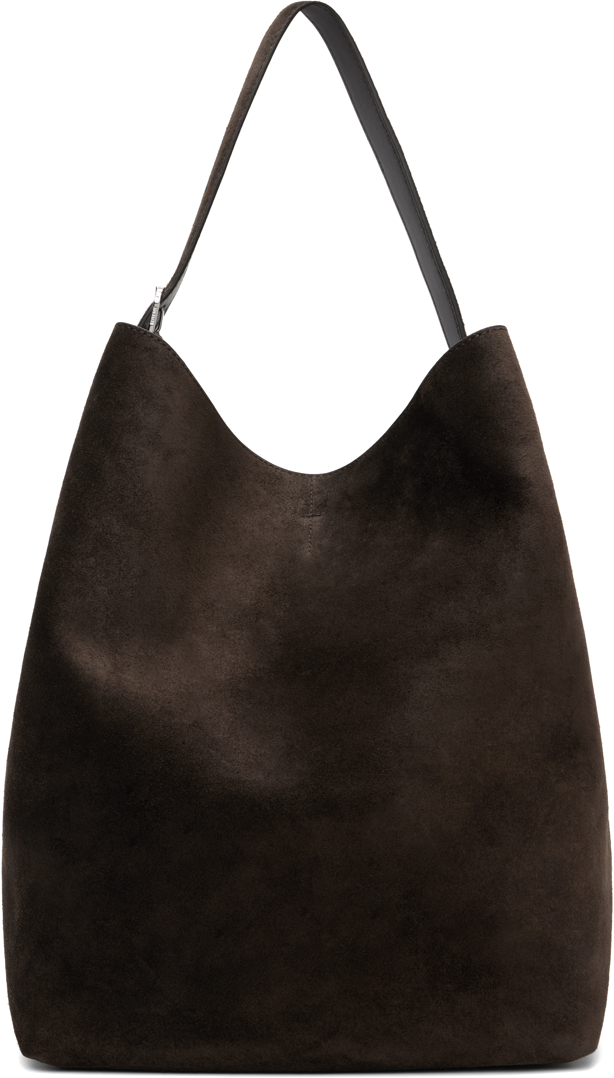 バッグ TOTEME BELTED SUEDE TOTE BROWN 25AW TOTEME: Brown Belted Suede Tote | SSENSE Canada