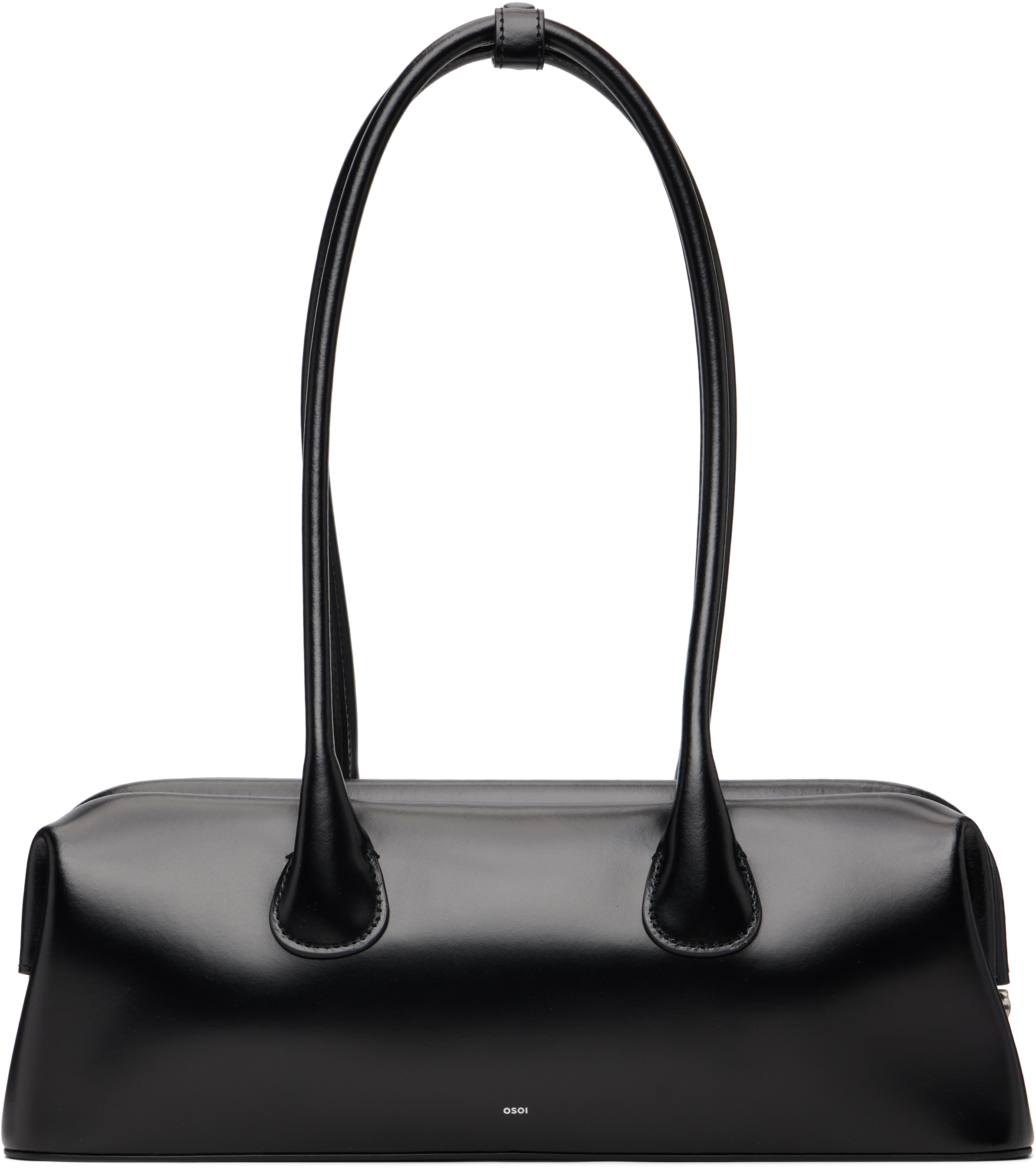 OSOI 黒　bag OSOI: Black Boat Wide Bag | SSENSE