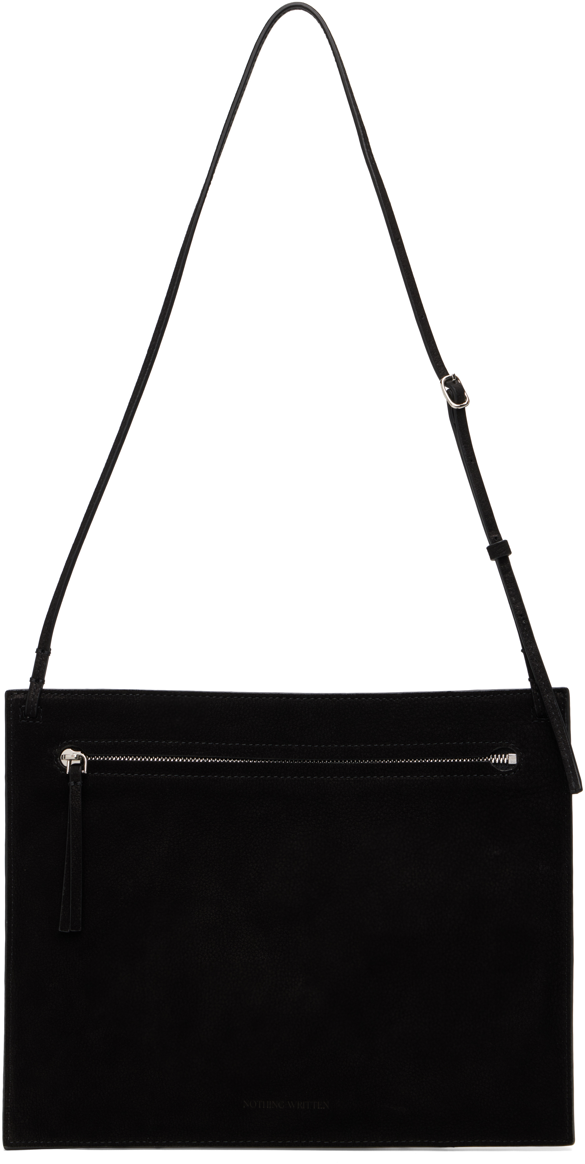 【NOTHING WRITTEN】スエードスリッポン black Nothing Written bags for Women | SSENSE