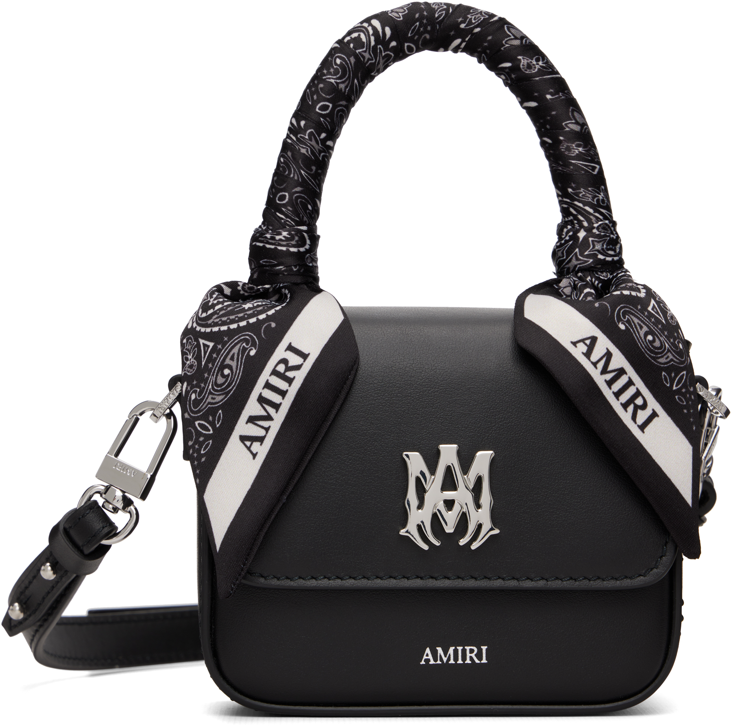 AMIRI: Black Nano MA Bag | SSENSE Canada