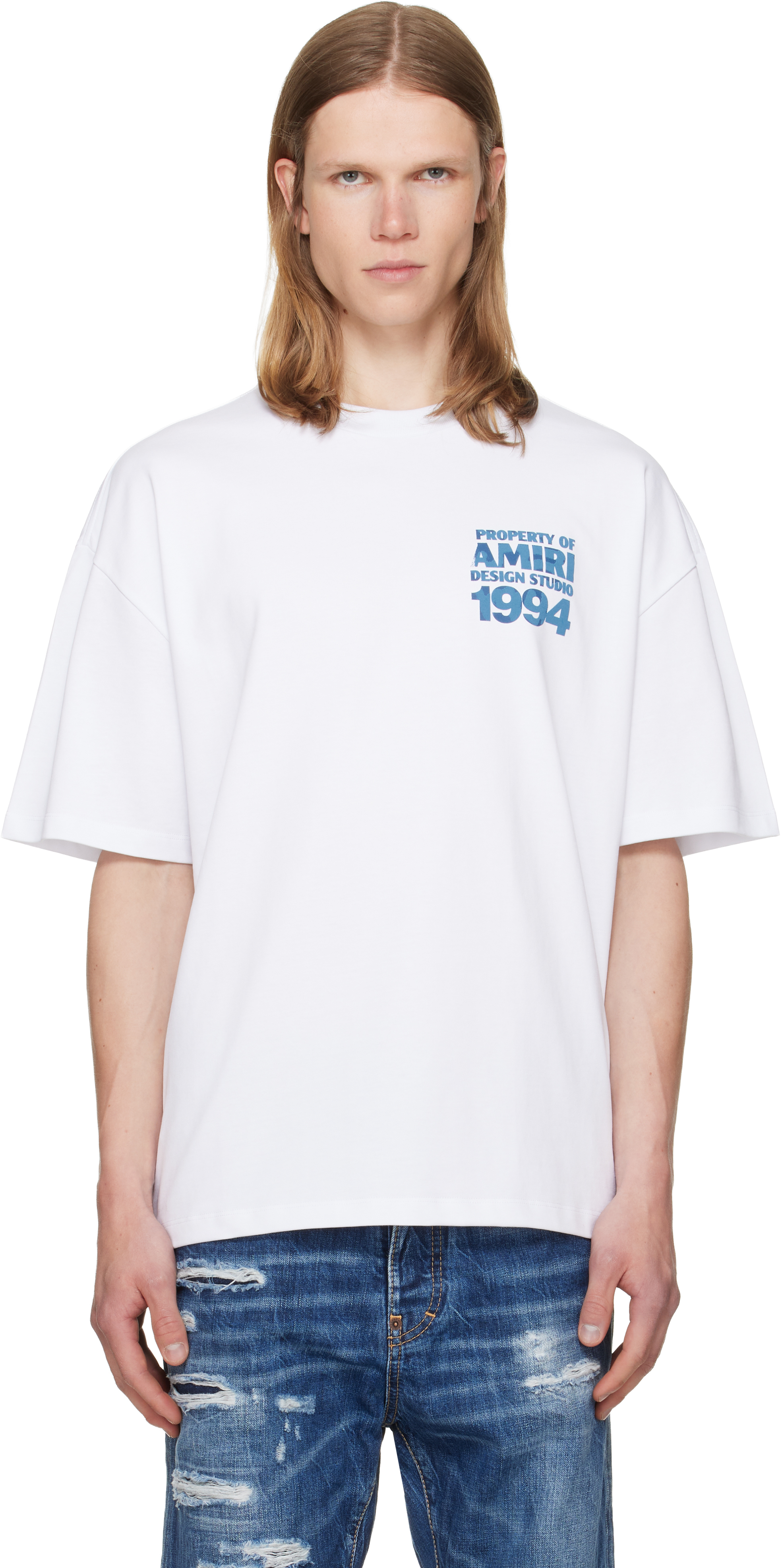 AMIRI: ホワイト 'AMIRI 1994' Skate Tシャツ | SSENSE 日本