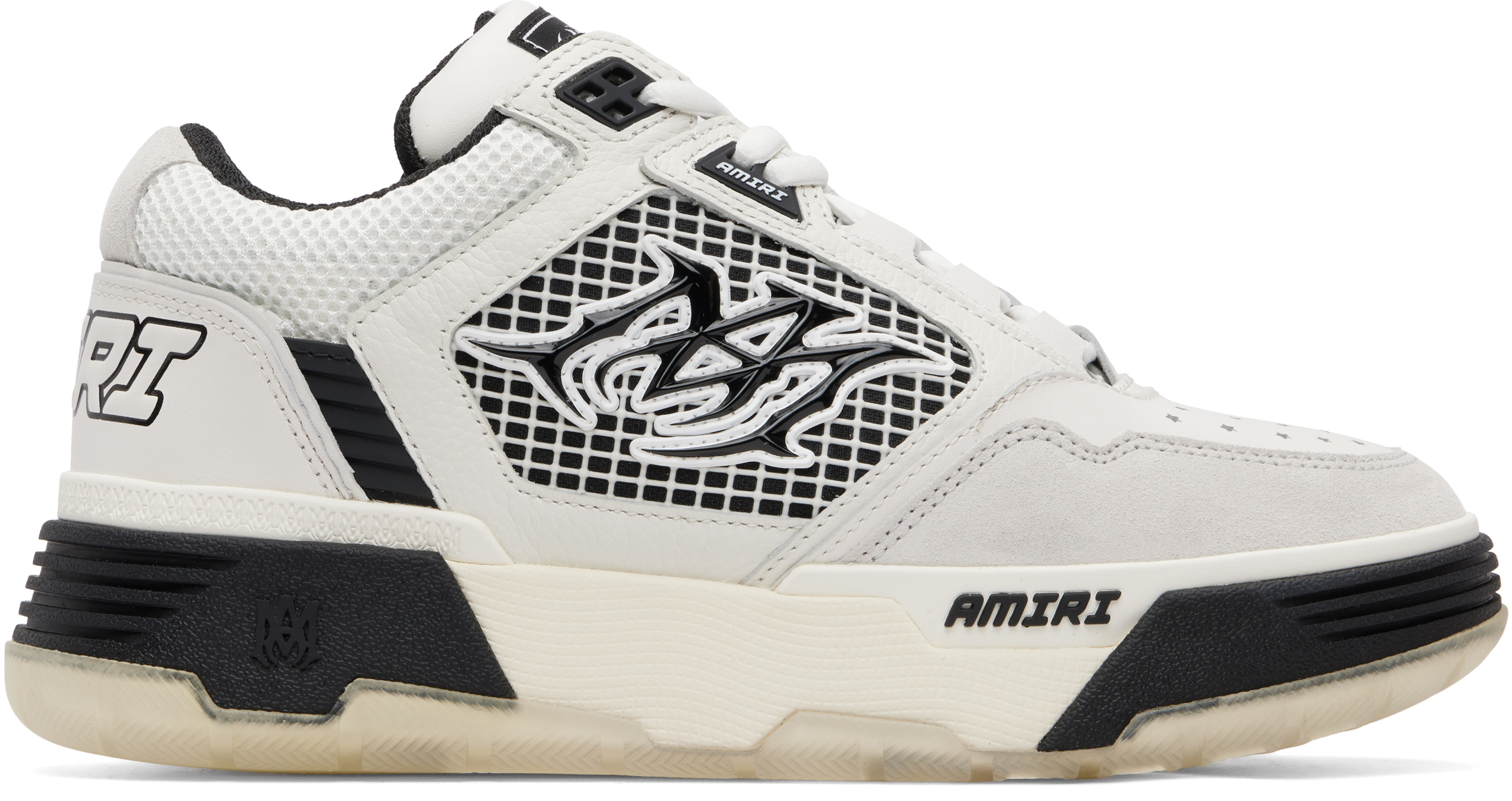 AMIRI: White & Black MA-94 Sneakers | SSENSE Canada