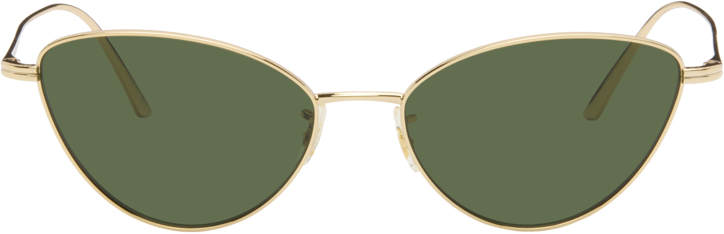KHAITE Gold Oliver Peoples Edition 1998C Sunglasses