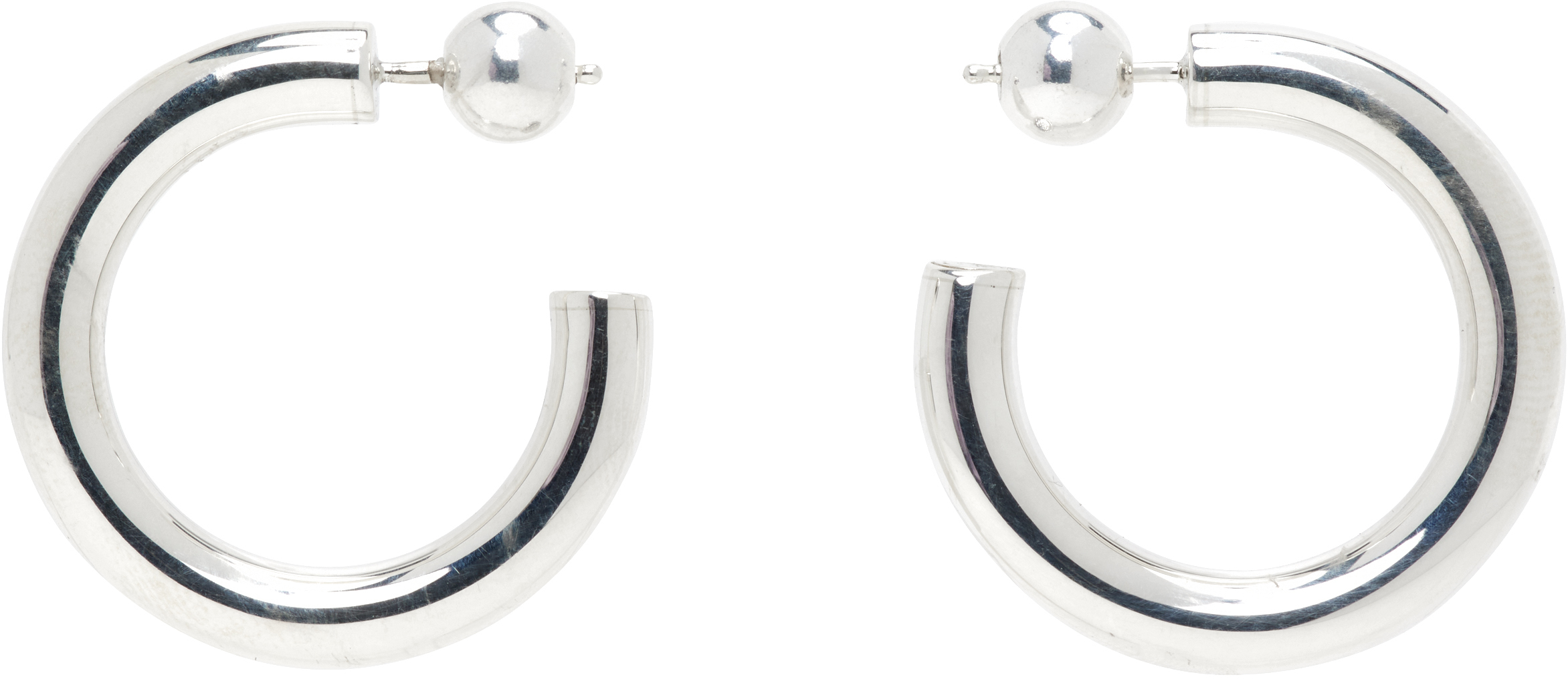 Sophie Buhai: Small Everyday Hoop Earrings | SSENSE Canada
