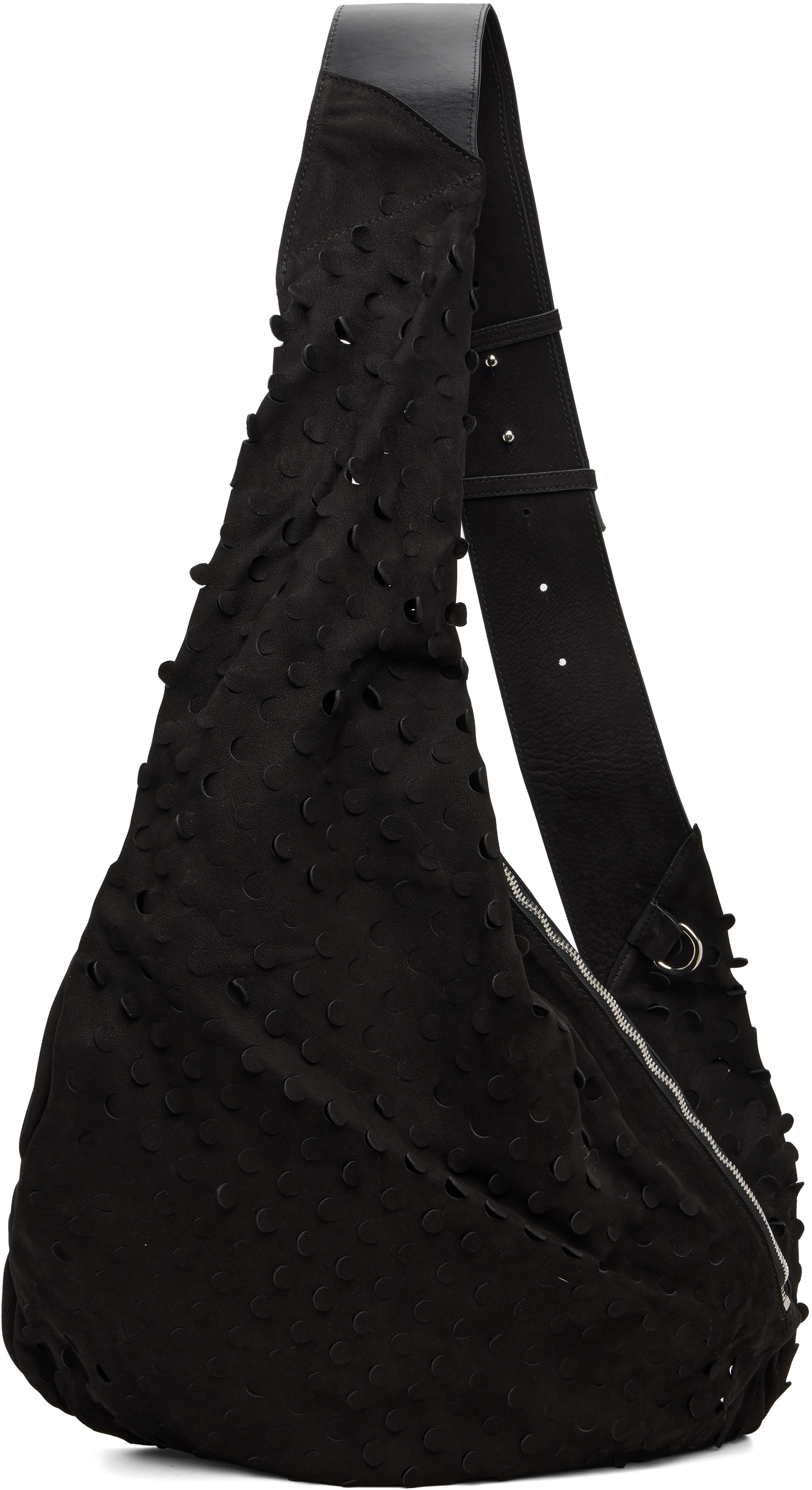 バッグ Kiko Kostadinov KK bag02 Kiko Kostadinov: Black Fiore Twisted Bag | SSENSE