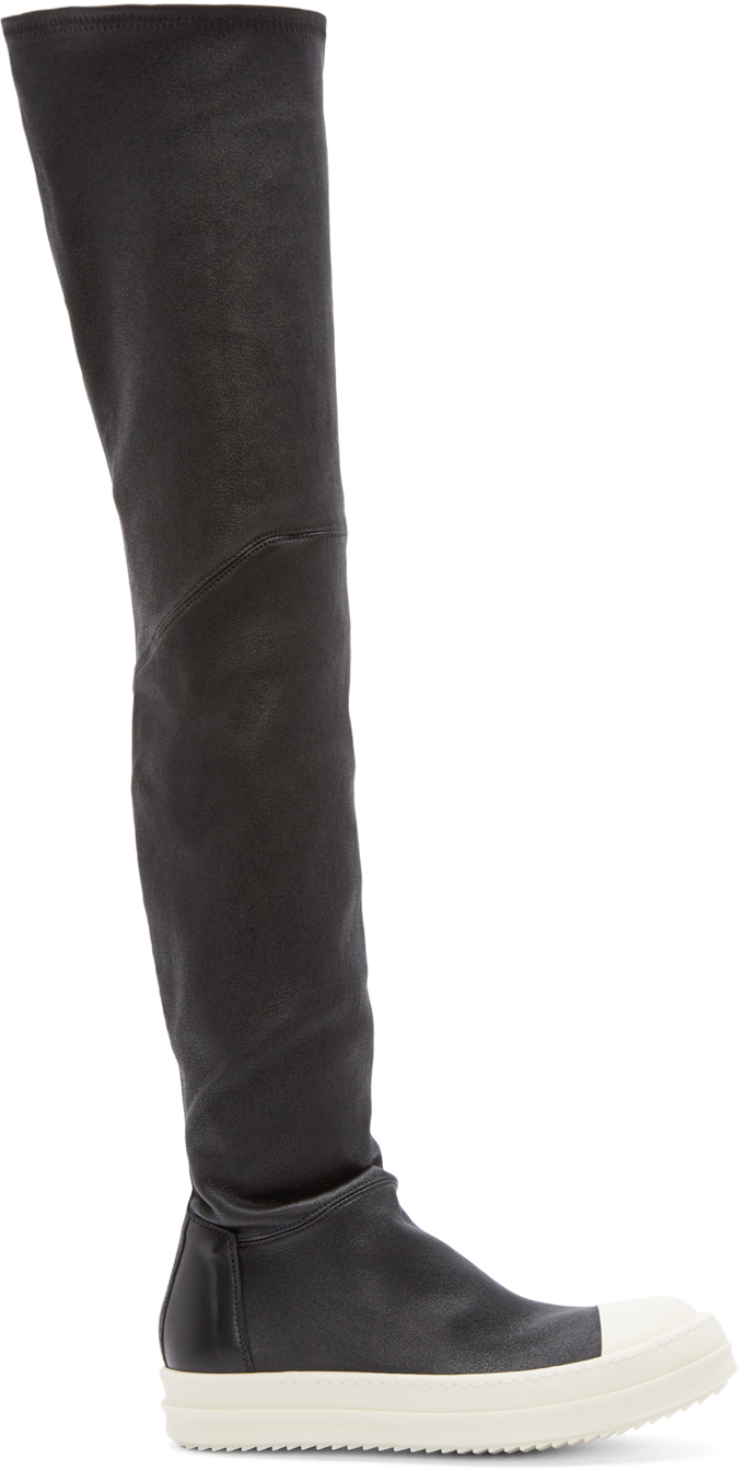 rick owens long boots