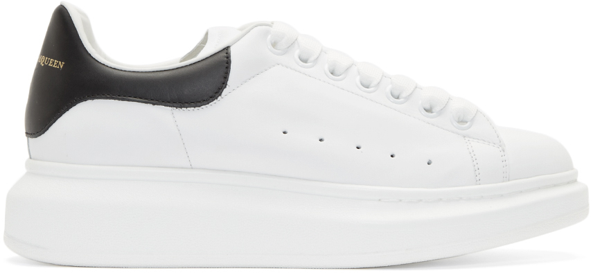 Alexander McQueen: White Thick Sole Sneakers | SSENSE