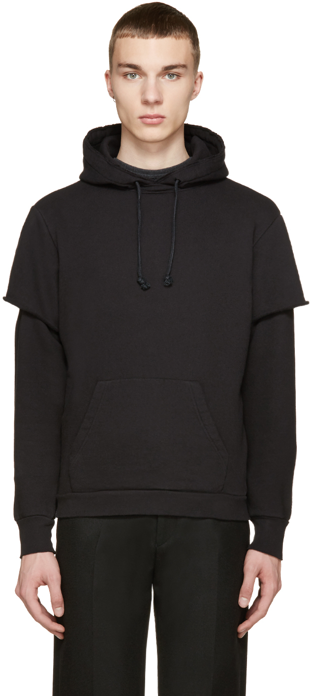 Undercover: Black Layered Hoodie | SSENSE