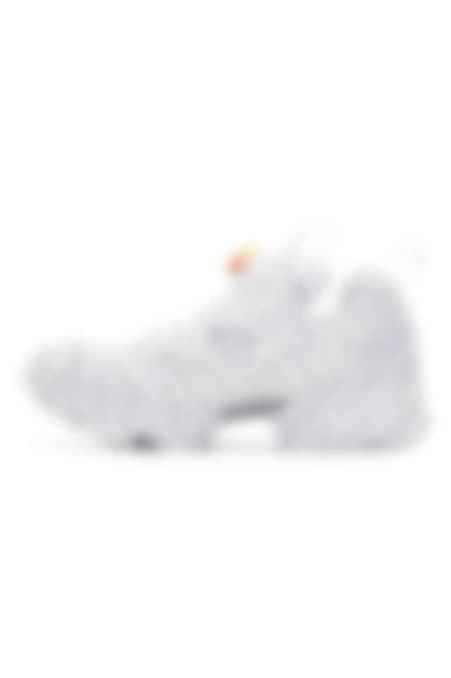 white reebok classics edition logo emoji instapump fury sneakers