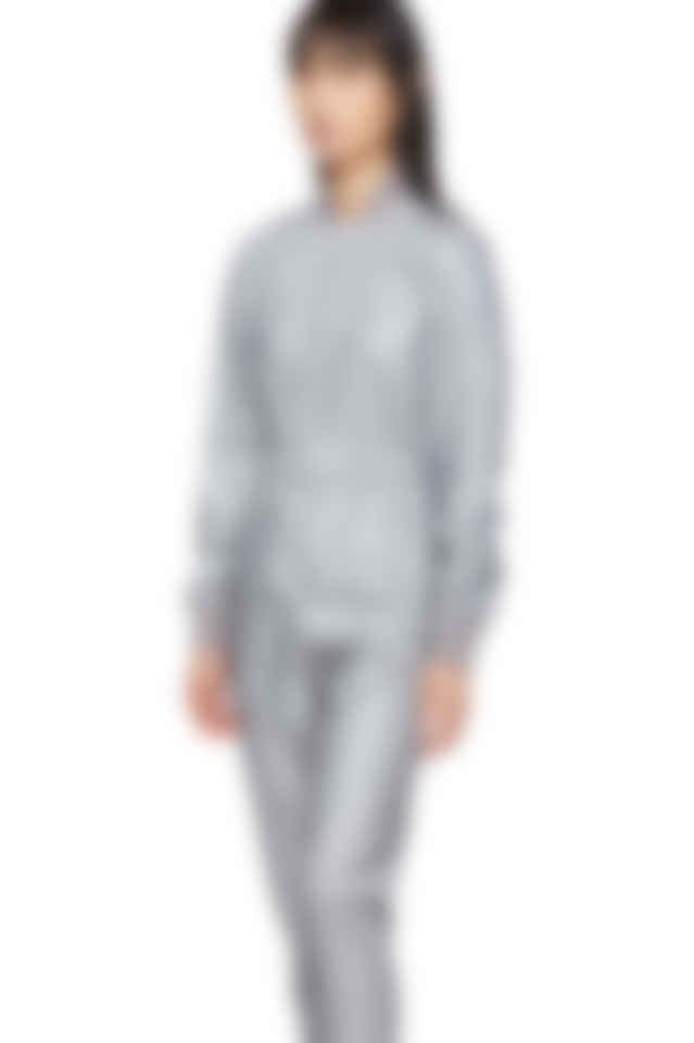 silver reflective jumpsuit
