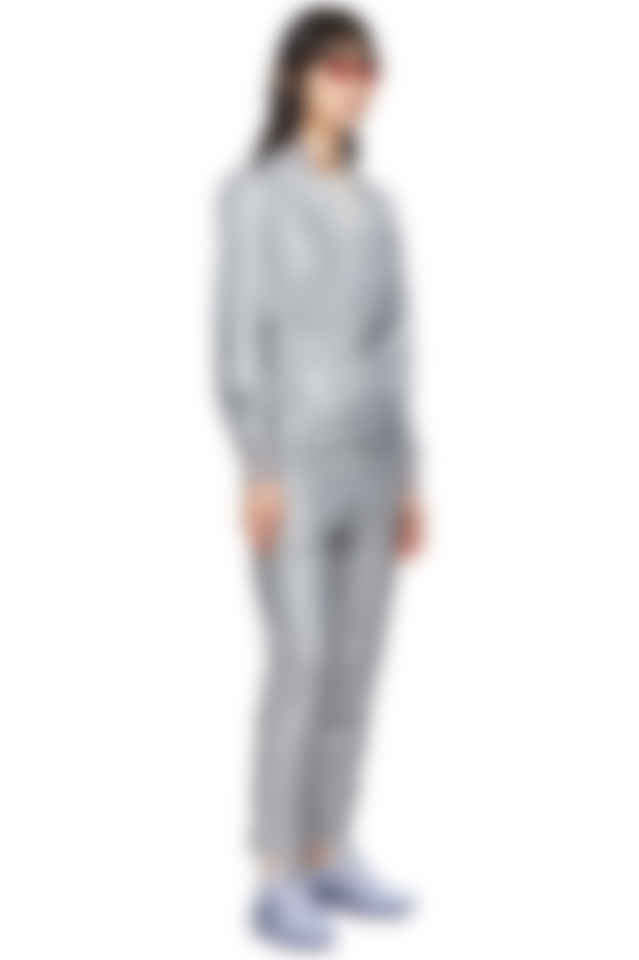 silver reflective jumpsuit