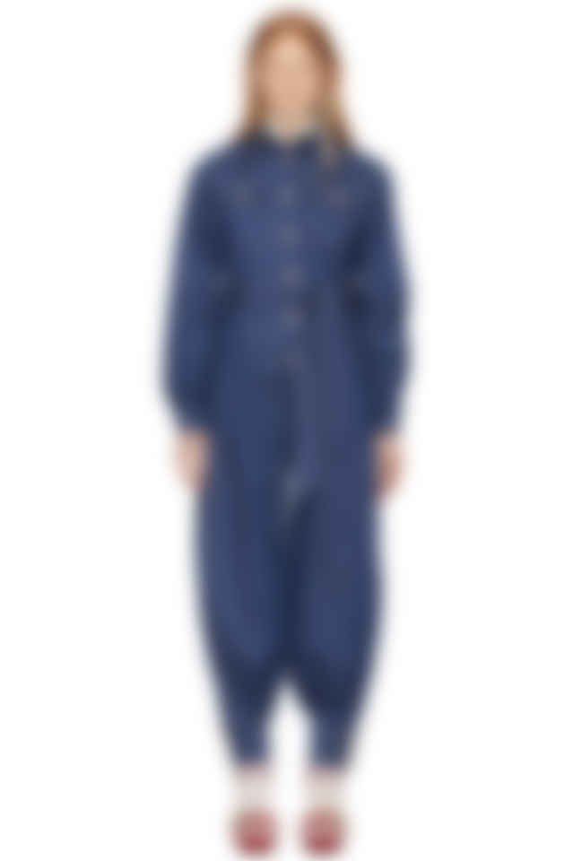blue gucci jumpsuit
