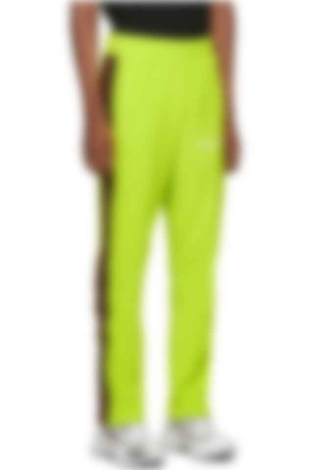 palm angels green track pants