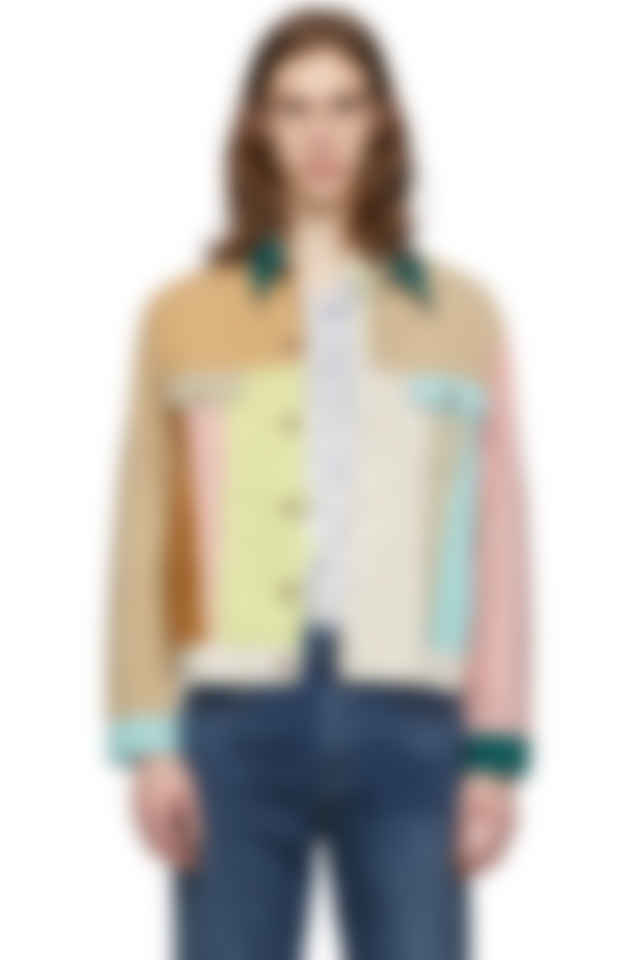 Levi S Vintage Clothing Multicolor Colorblock Corduroy Type Iii