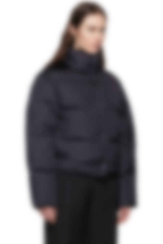 Acne Studios Black Down Short Jacket Ssense