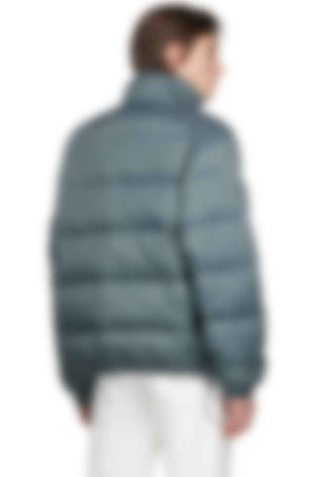 Acne Studios Green Down Double Zip Jacket Ssense