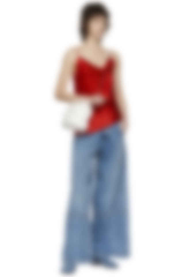 denim boots low heel