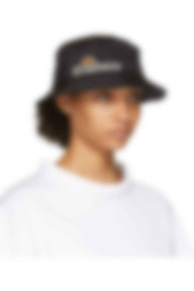 Acne Studios Logo Plaque Bucket Hat Marc Jacobs Black Logo Bucket Hat Ssense