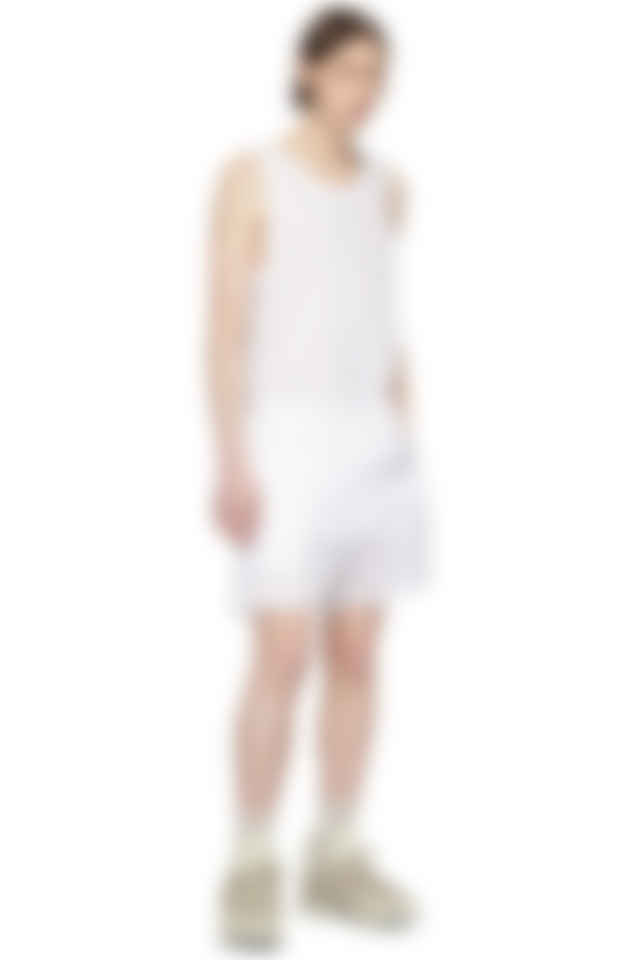 Rick Owens White Champion Edition Mesh Basketball Shorts Ssense